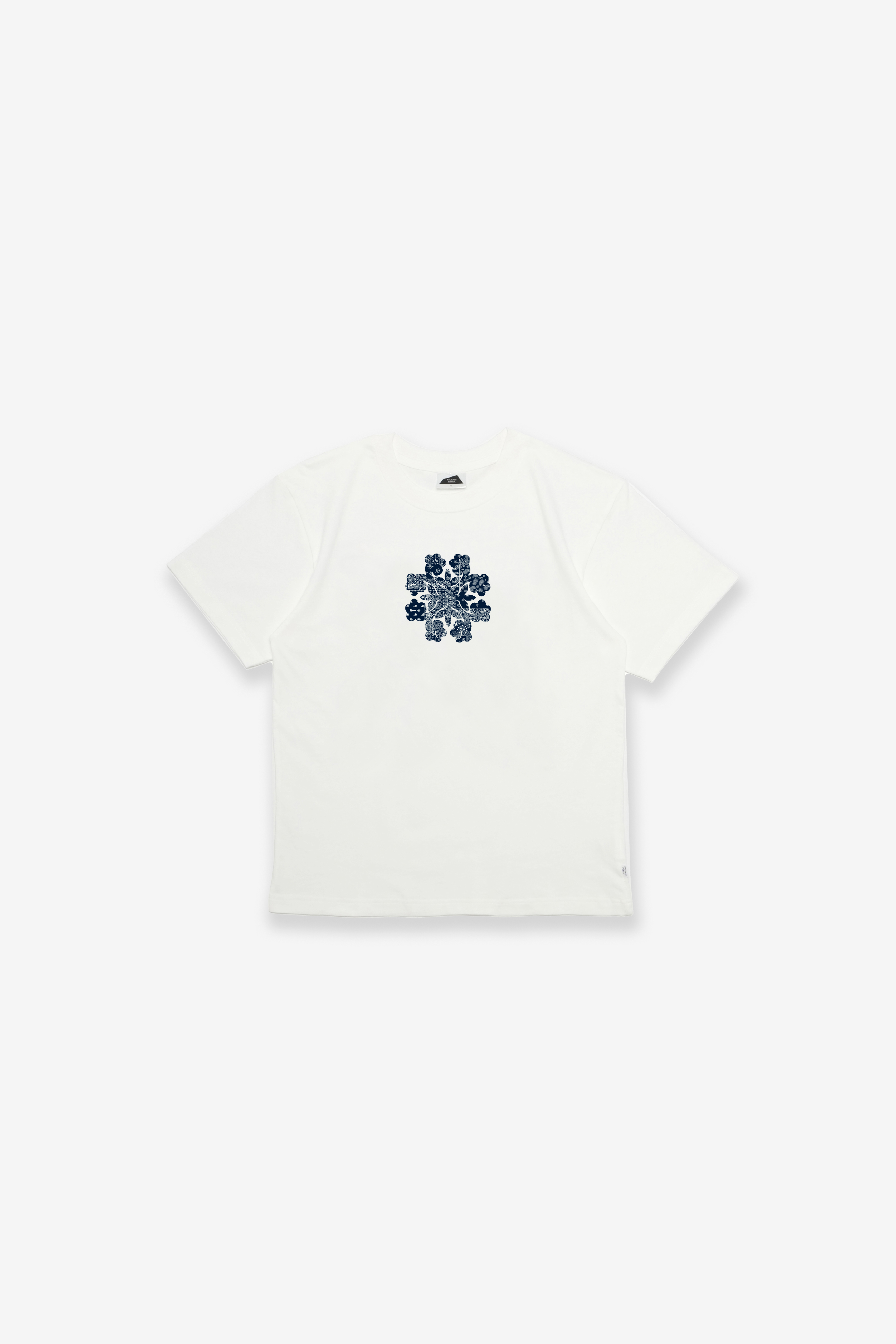 T-Shirt - Hibiscus Paisley - White