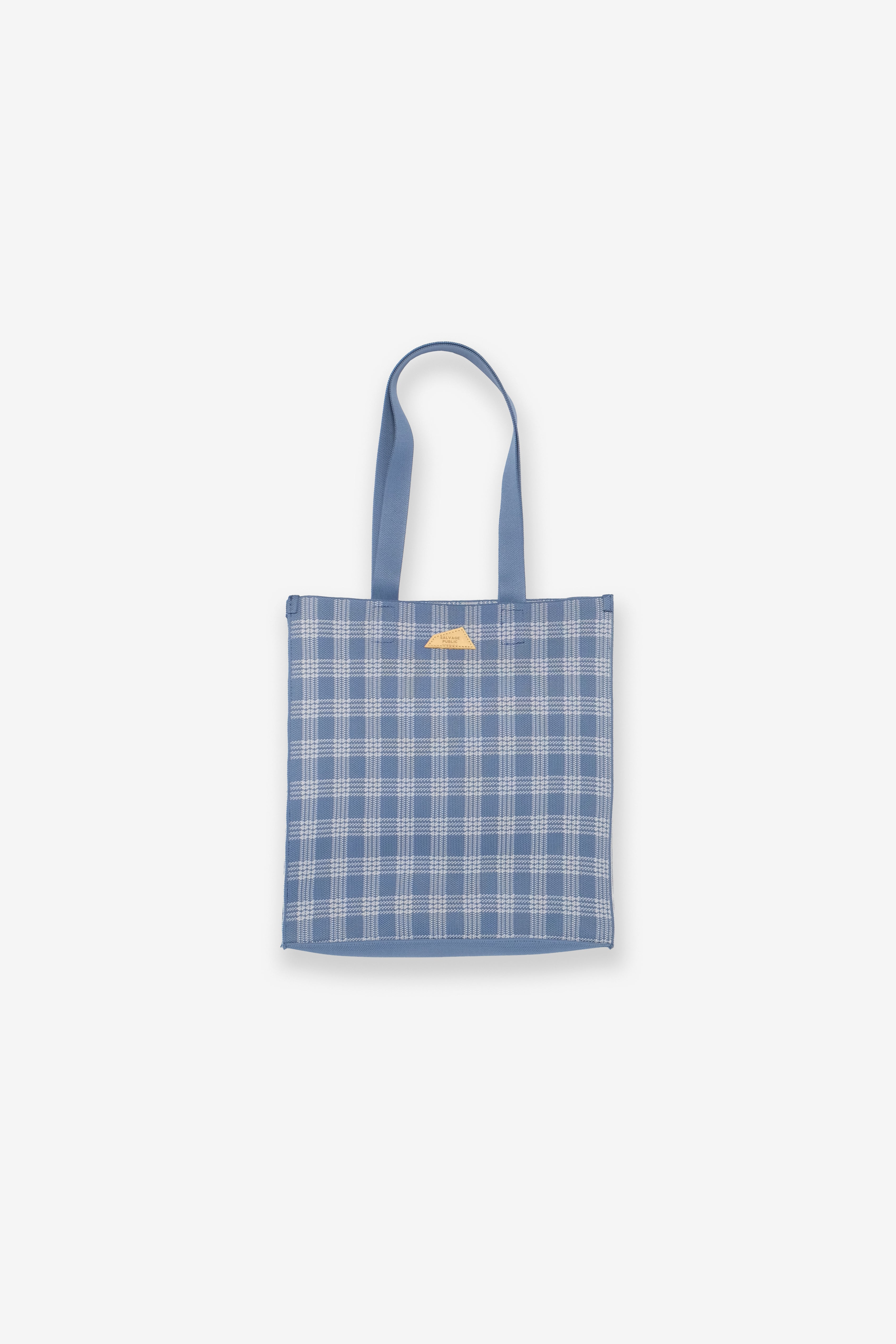Jacquard Knit Market Bag - Palaka - Denim Blue