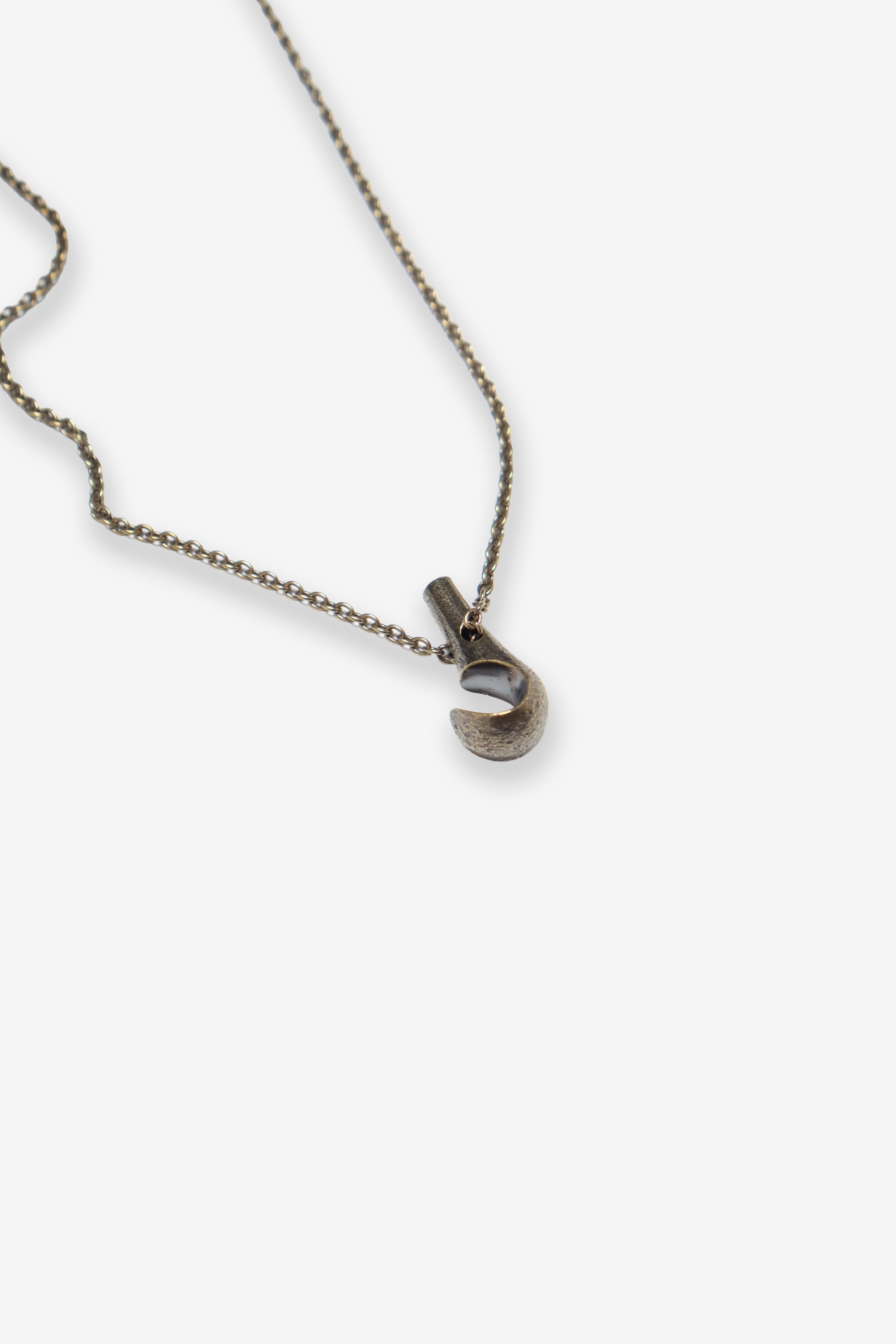 Niho Palaoa Necklace - Antique Gold