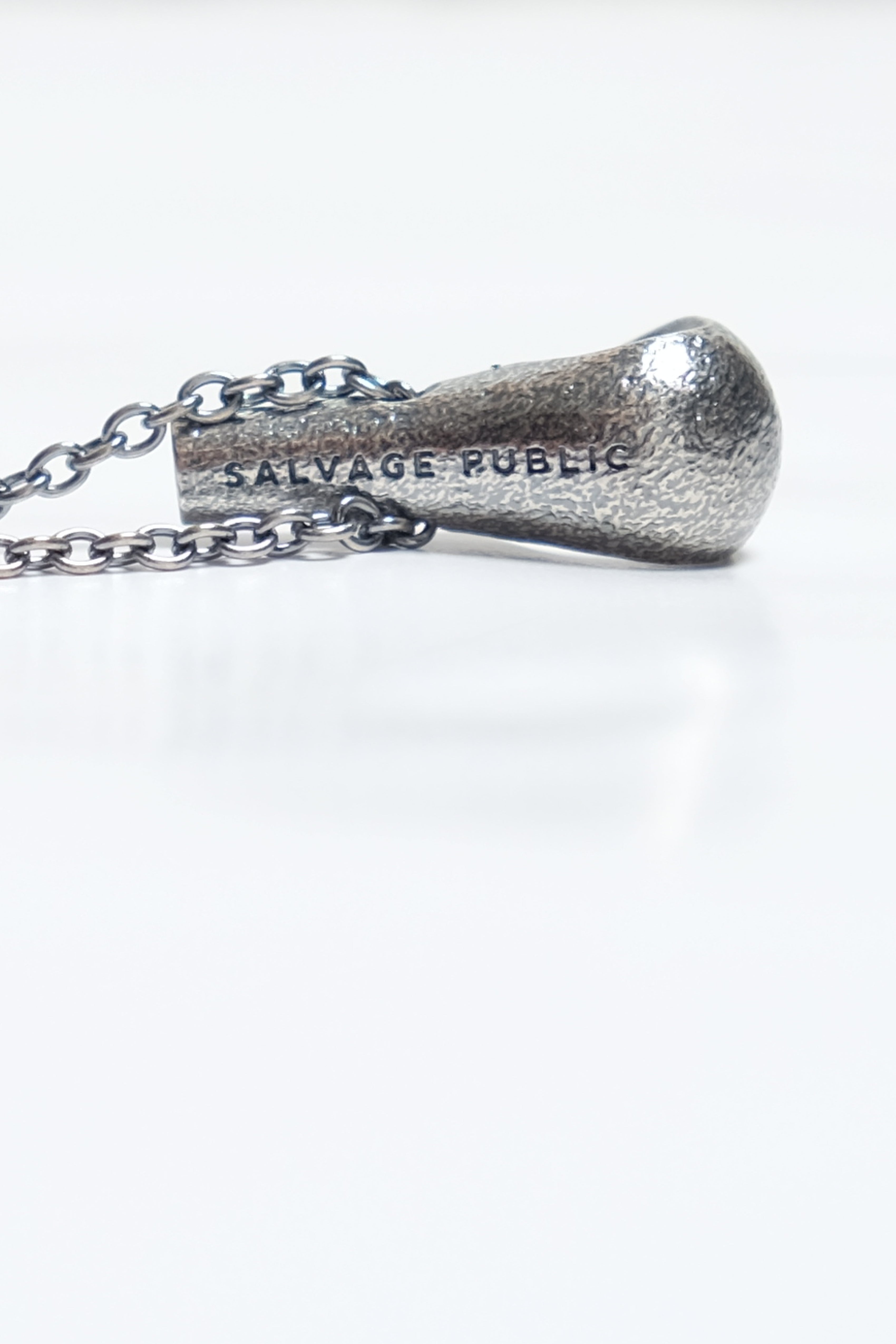 Niho Palaoa Necklace - Antique Silver