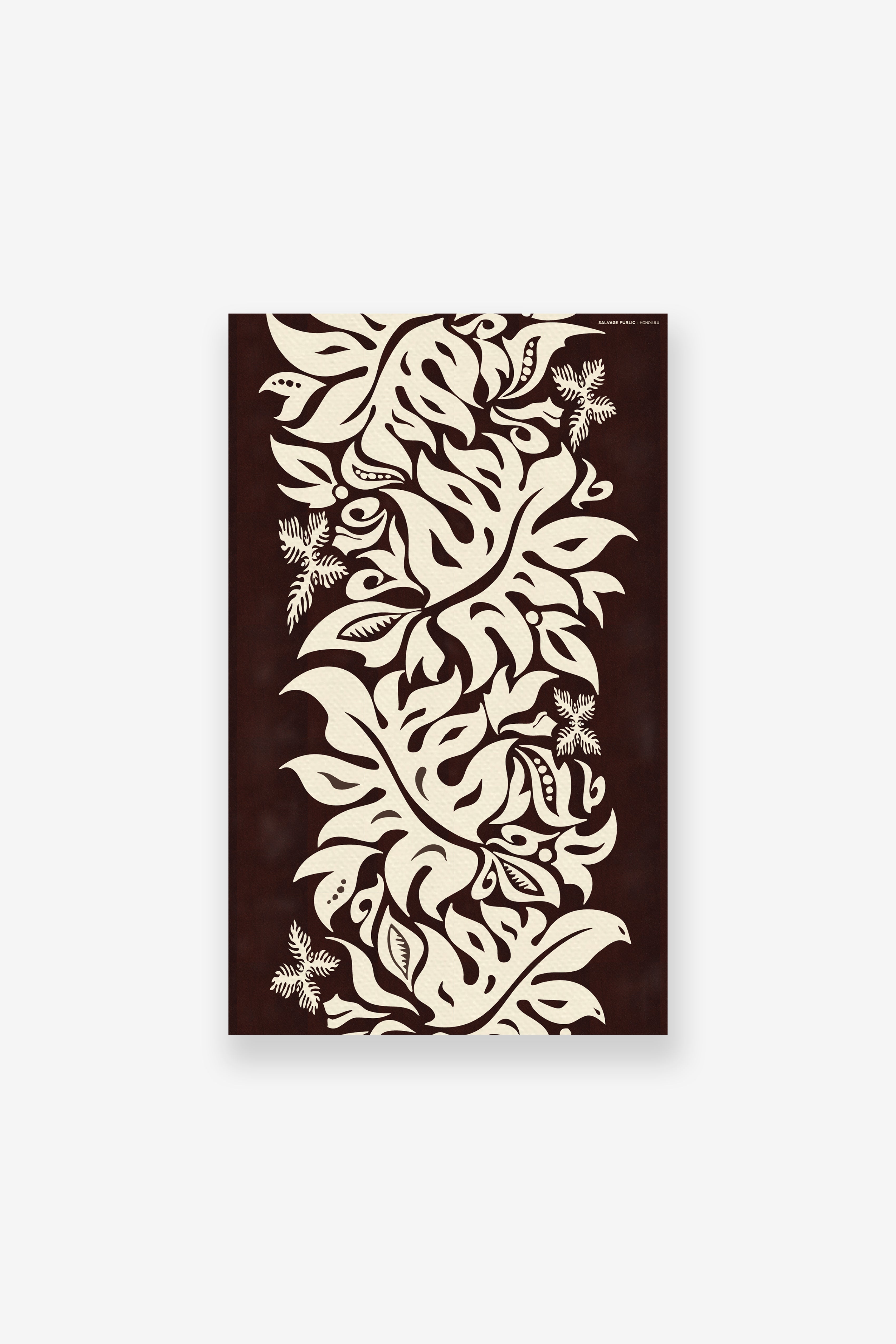 Pareo - Lauaʻe Border - Brown