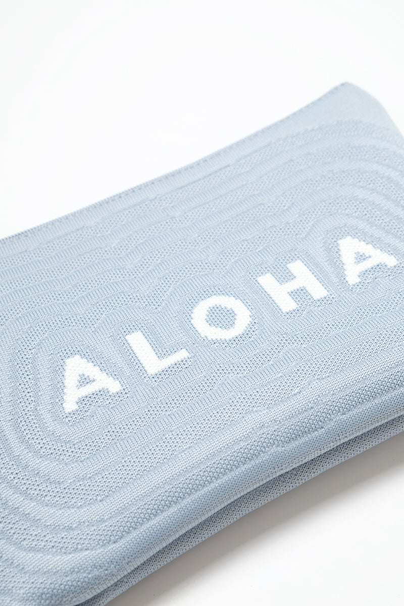 Jacquard Pouch - Aloha - Blue