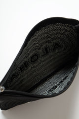 Jacquard Pouch - Aloha - Black