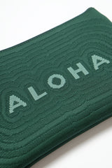 Jacquard Pouch - Aloha - Green