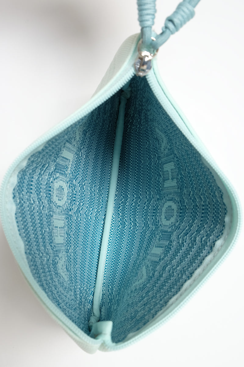 Jacquard Pouch - Aloha - Aqua