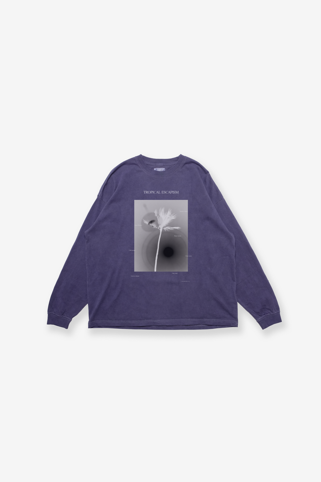 Longsleeve T-Shirt - Tropical Escapism - Purple