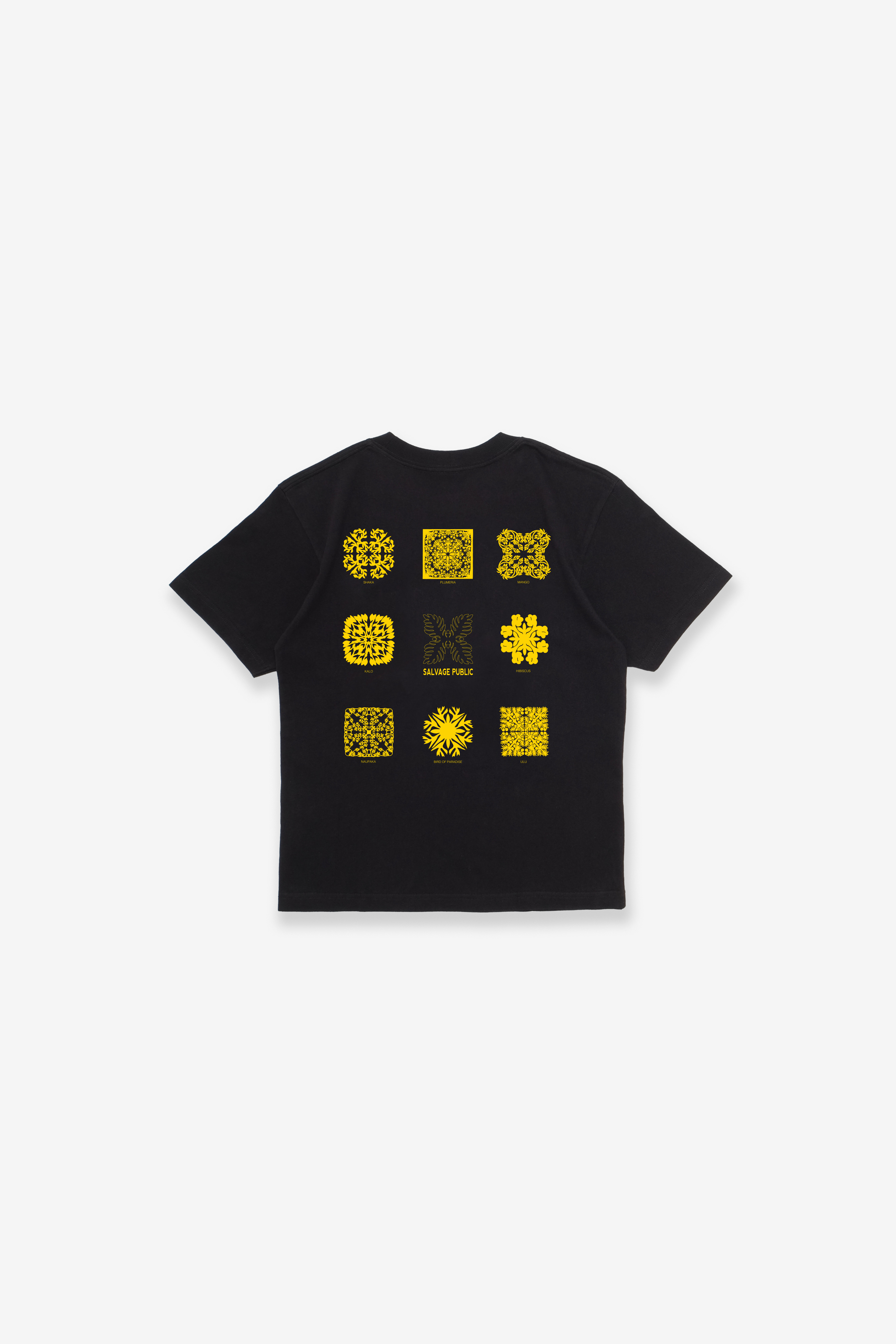 T-Shirt - Hawaiian Quilting - Black