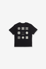 T-Shirt - Hawaiian Quilting - Black