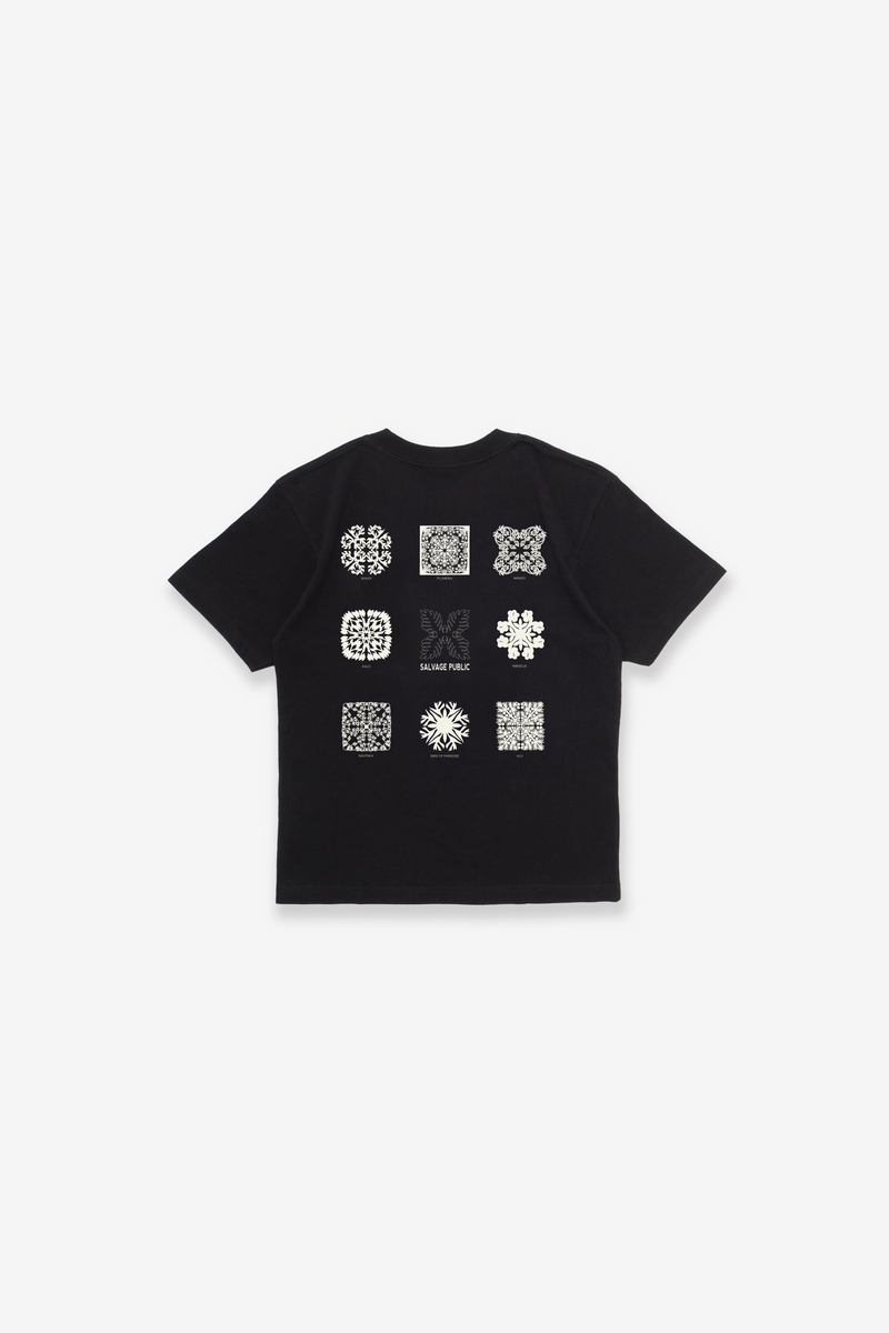 T-Shirt - Hawaiian Quilting - Black