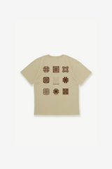 T-Shirt - Hawaiian Quilting - Tan