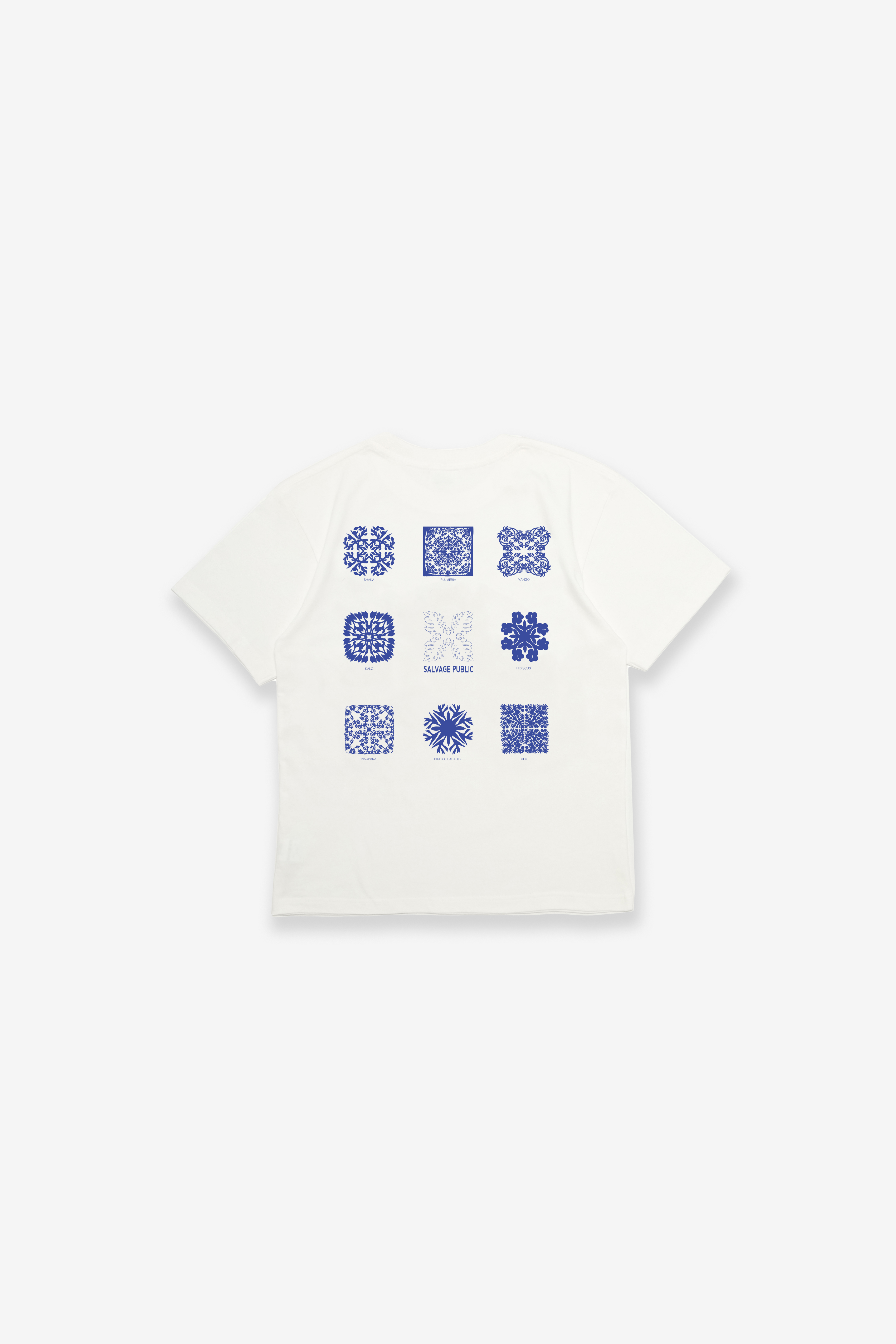 T-Shirt - Hawaiian Quilting - White