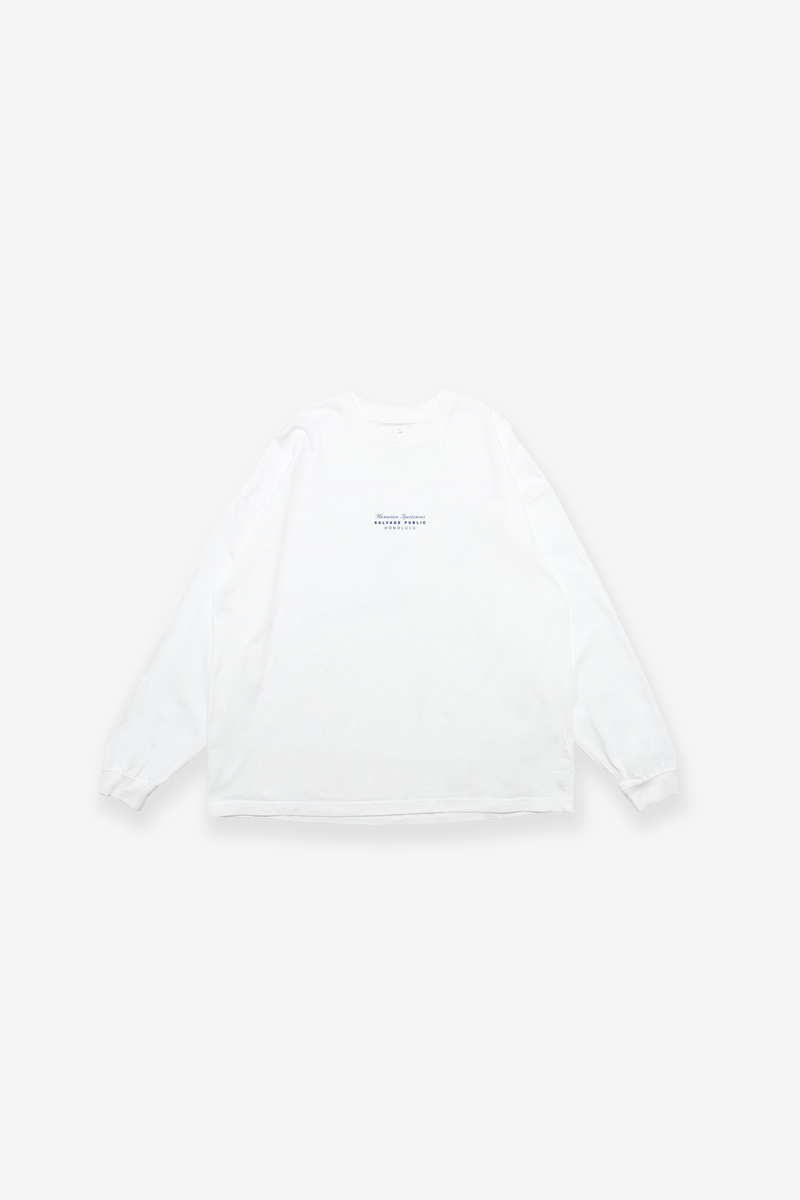 Longsleeve T-Shirt - Hawaiian Quilting - White