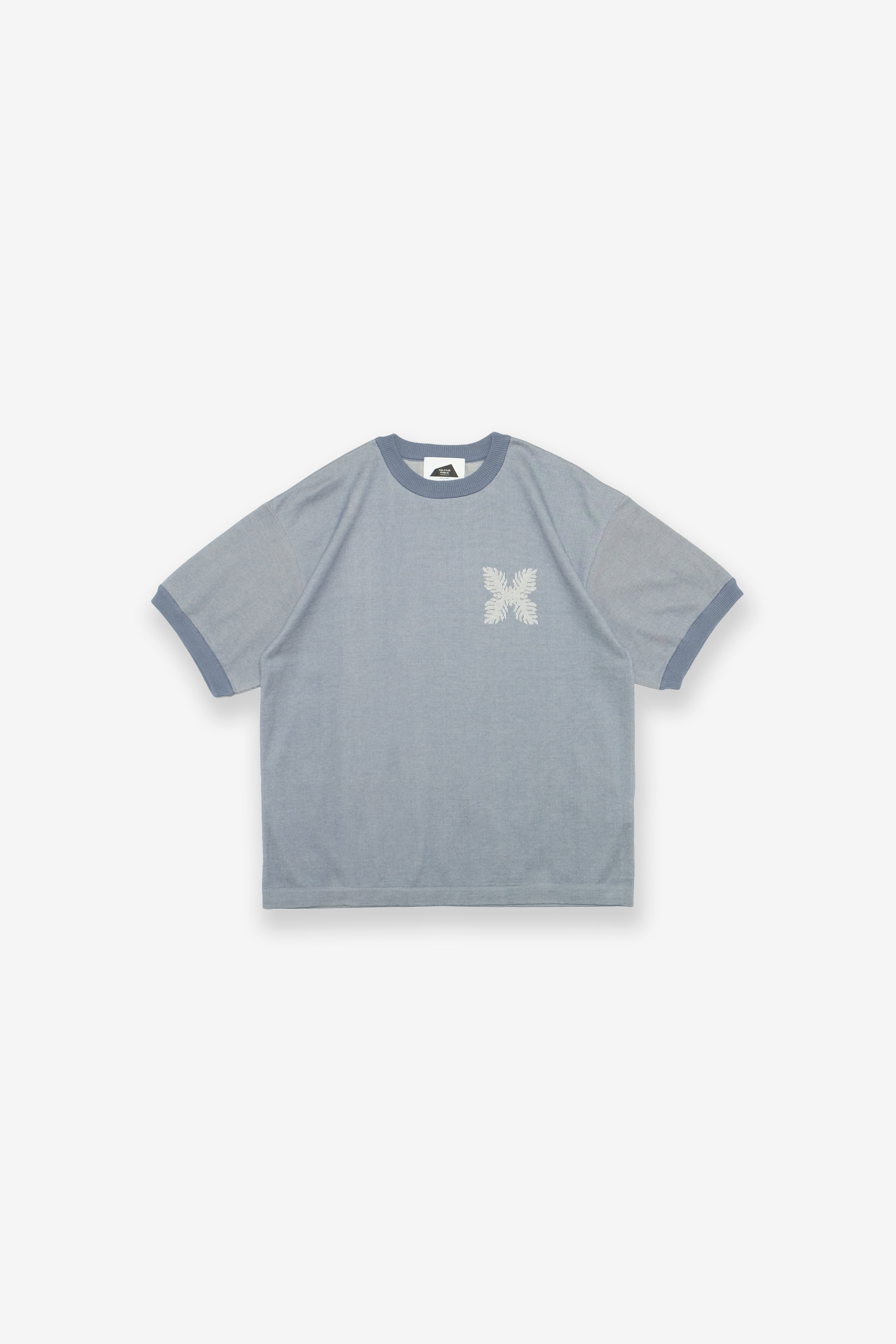 Knit Ringer Tee - Lauaʻe - Blue