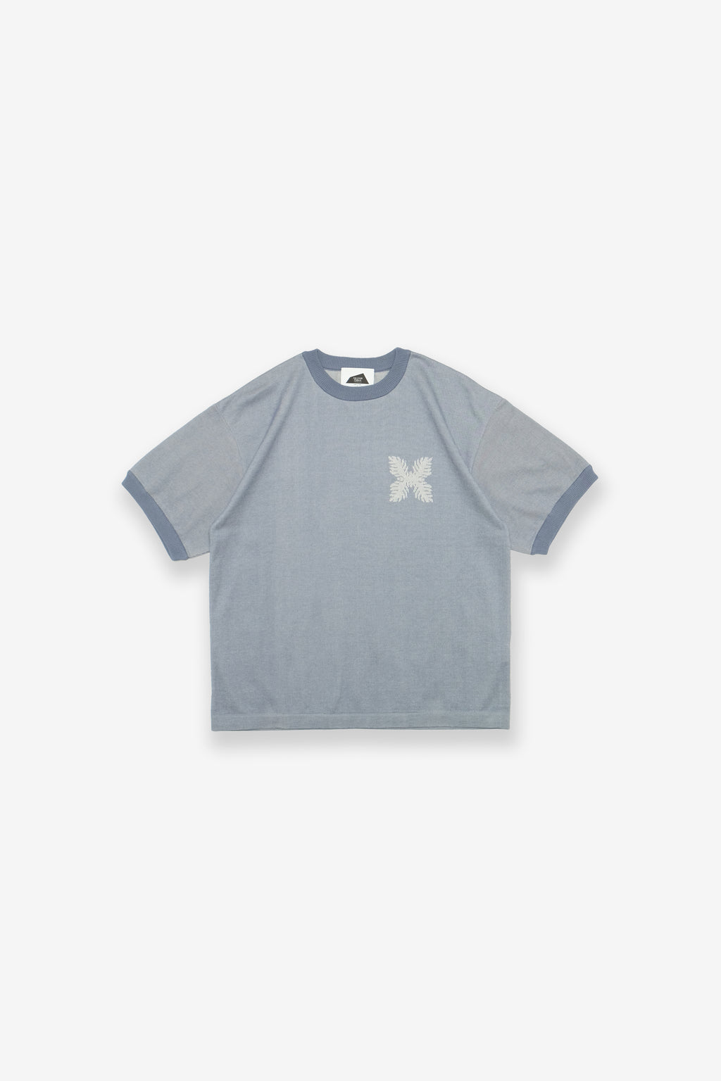 Knit Ringer Tee - Lauaʻe - Blue