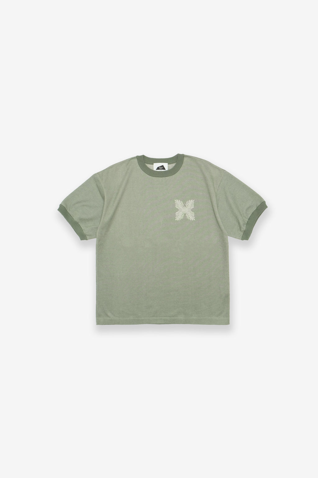 Knit Ringer Tee - Lauaʻe - Sage