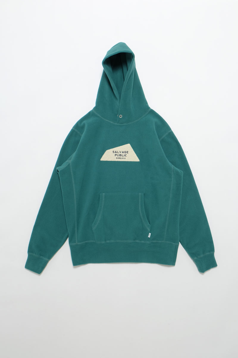 Wela Fleece Hoodie - Leahi Logo - Emerald – Salvage Public