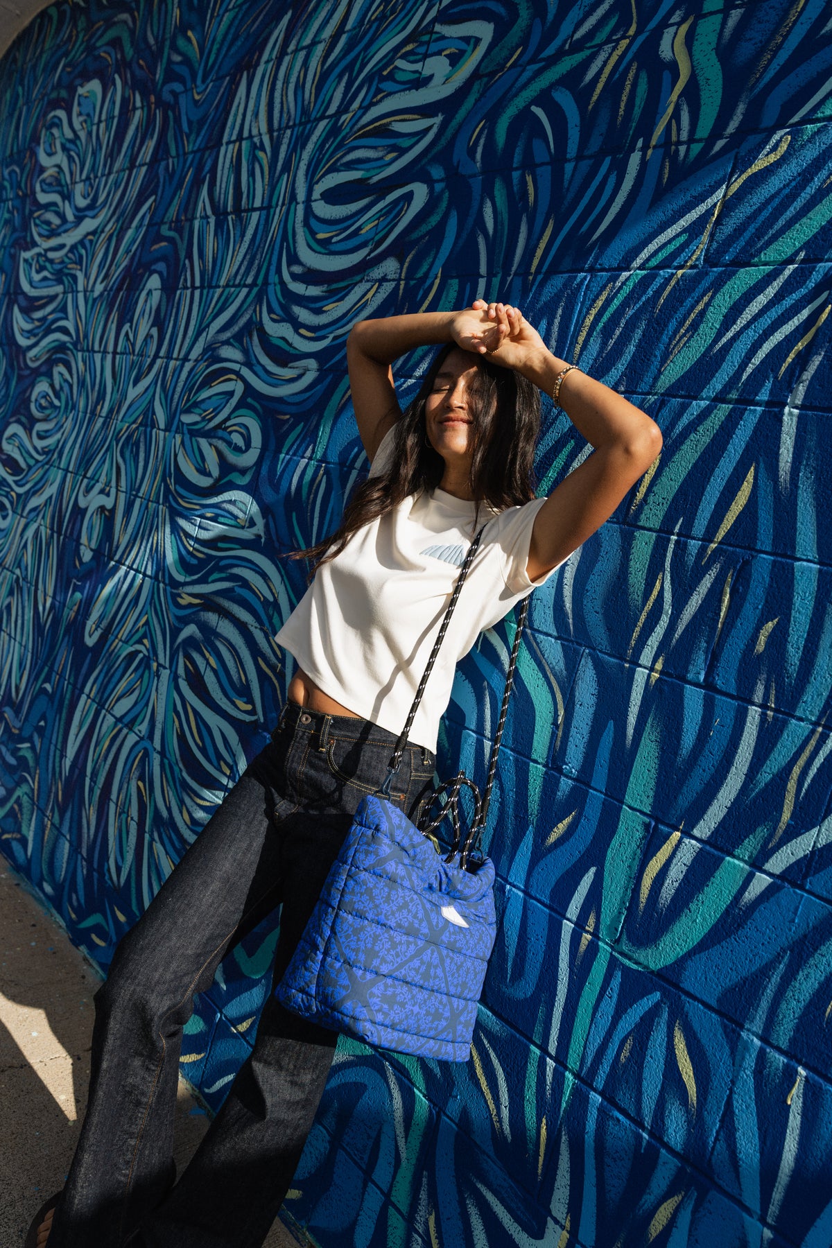 Salvage Public x Aloha Collection - Naupaka - Quilted Rope Tote