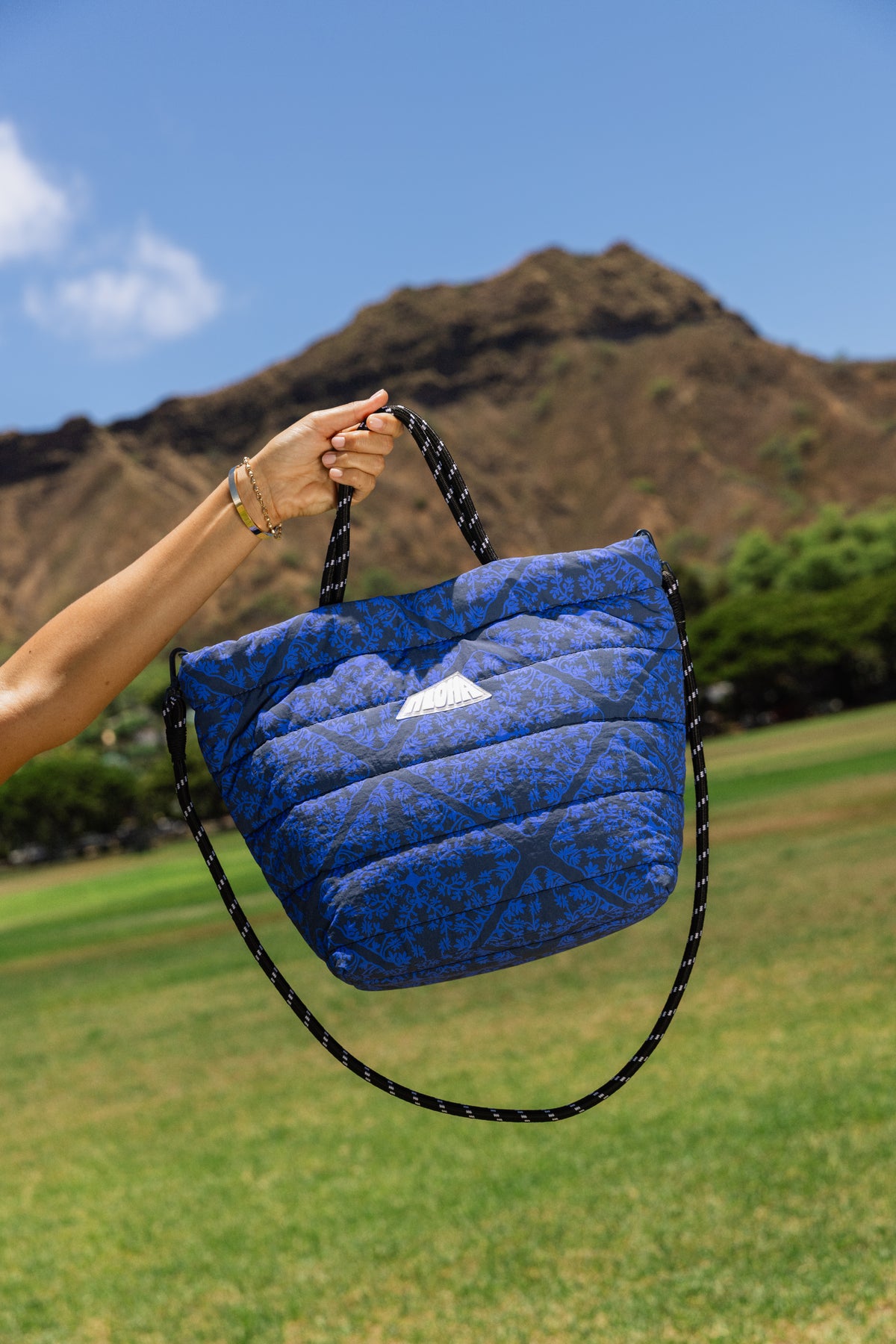 Salvage Public x Aloha Collection - Naupaka - Quilted Rope Tote