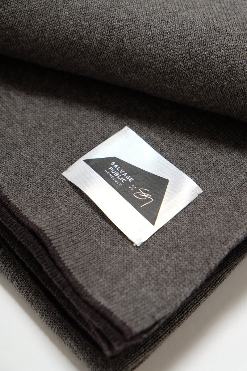 Salvage Public x Sig Zane Designs Jacquard Throw Blanket Black