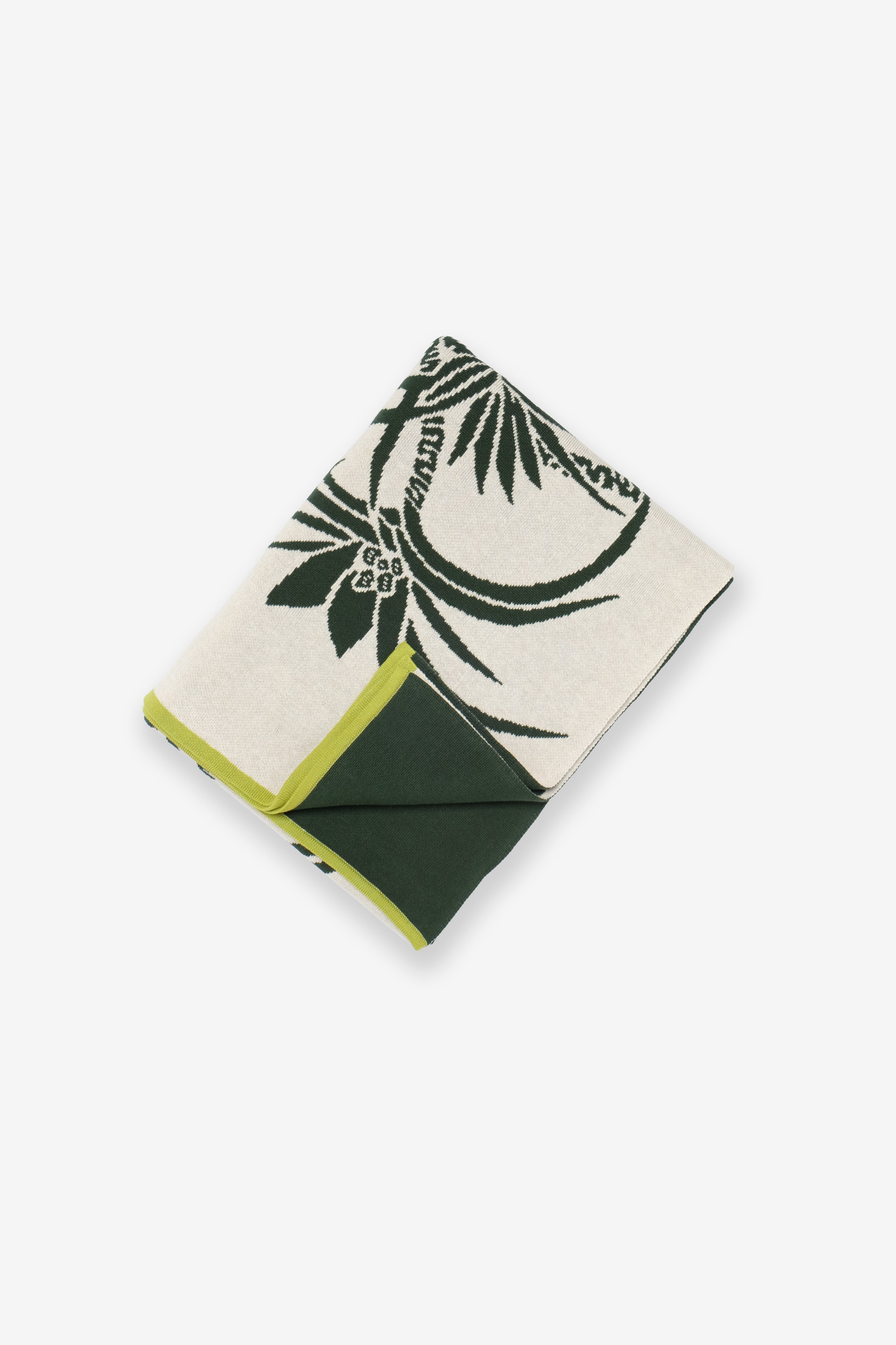 Salvage Public x Sig Zane Designs - Jacquard Throw Blanket - Green