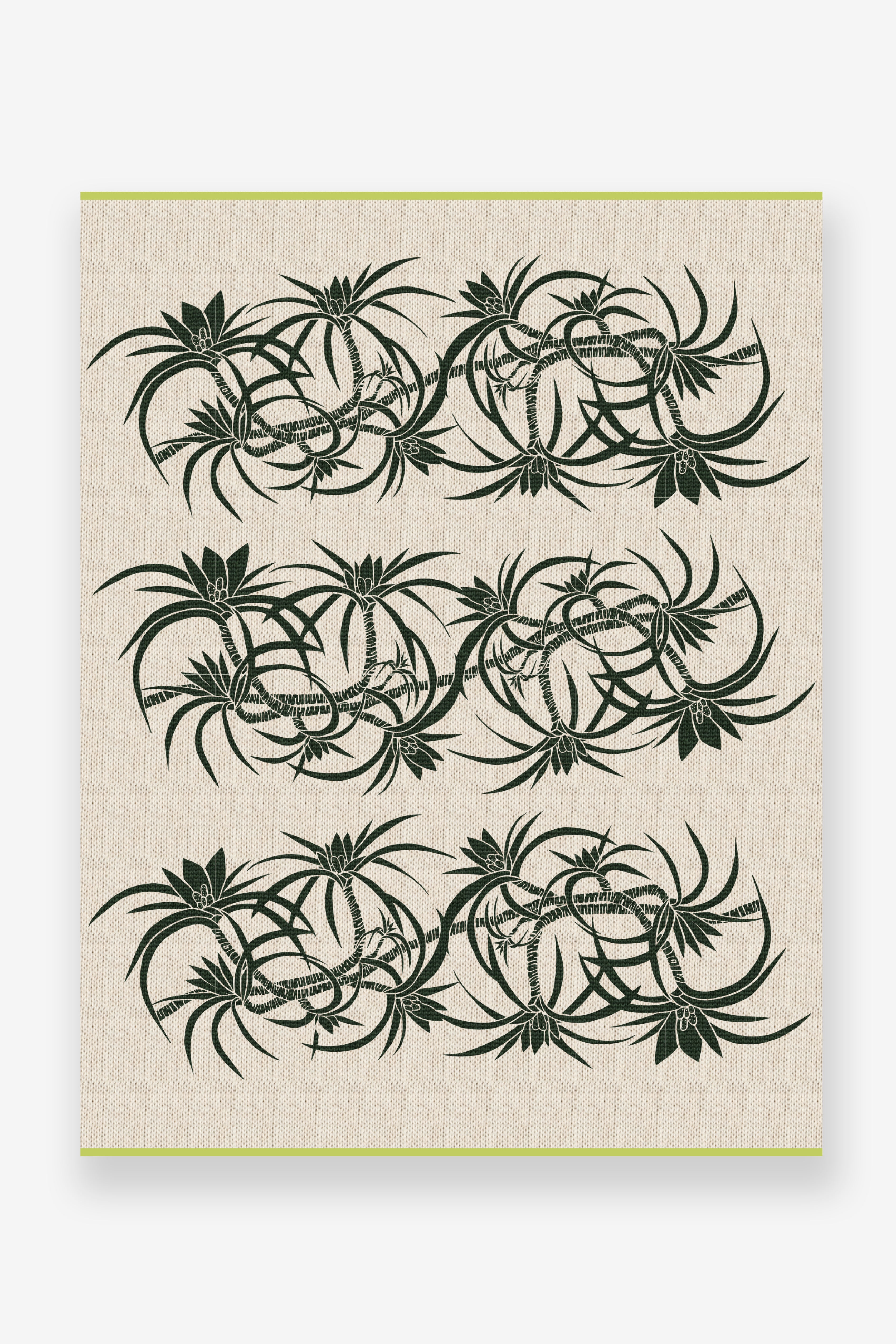 Salvage Public x Sig Zane Designs - Jacquard Throw Blanket - Green