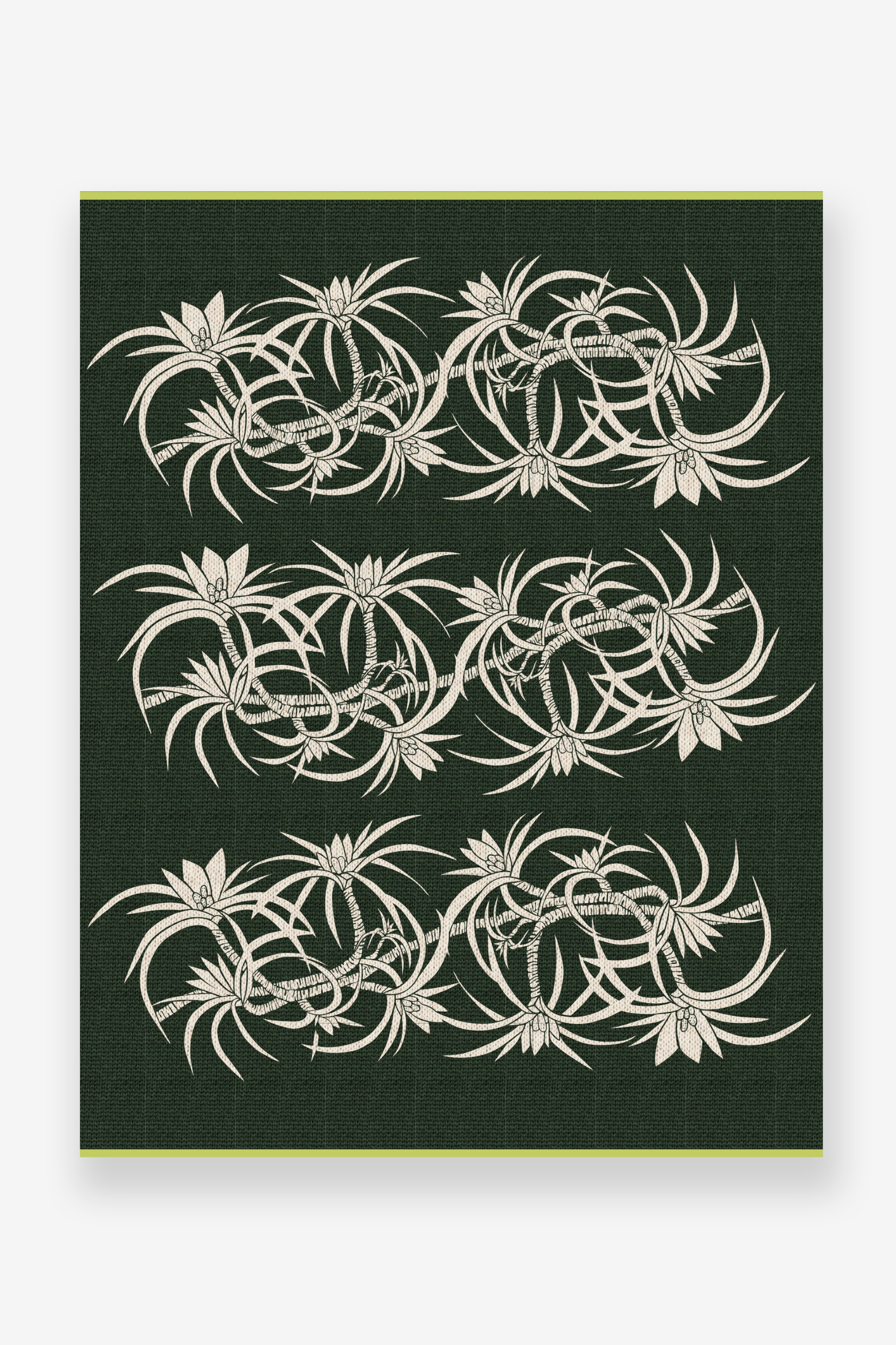 Salvage Public x Sig Zane Designs - Jacquard Throw Blanket - Green