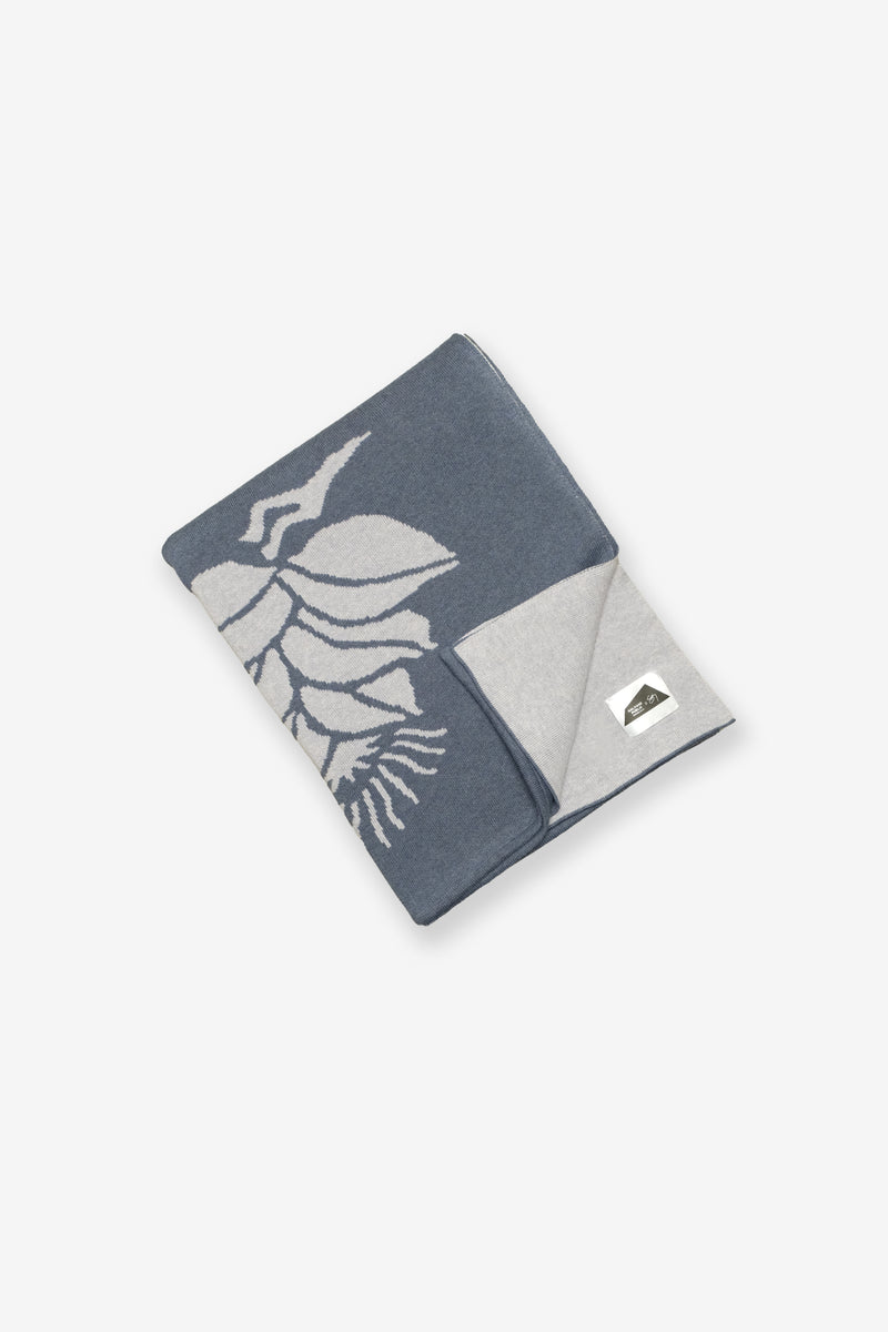 Salvage Public x Sig Zane Designs - Jacquard Throw Blanket - Blue