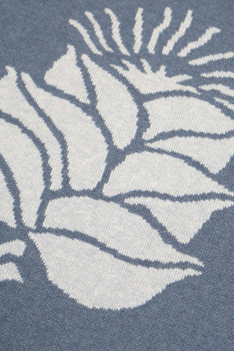 Salvage Public x Sig Zane Designs - Jacquard Throw Blanket - Blue