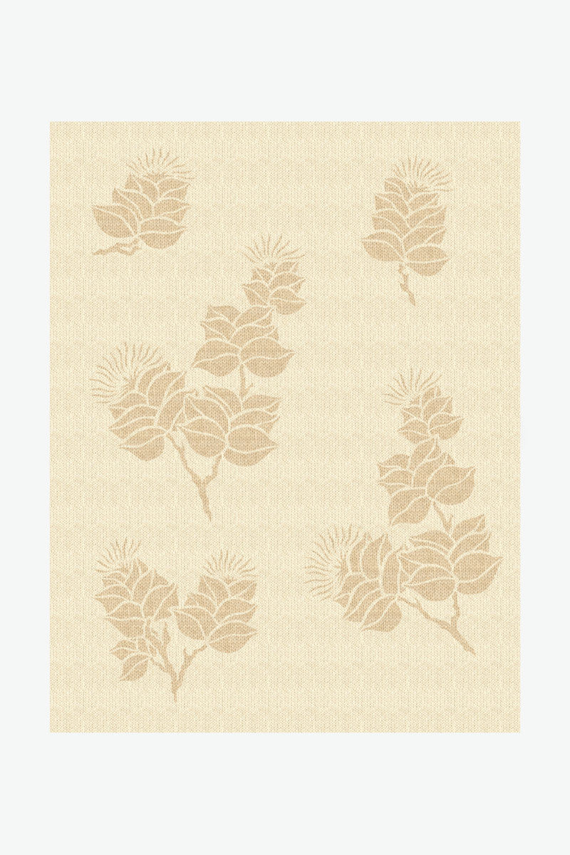 Salvage Public x Sig Zane Designs - Jacquard Throw Blanket - Natural