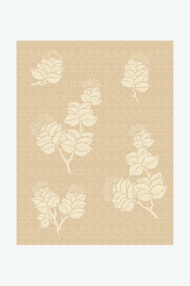 Salvage Public x Sig Zane Designs - Jacquard Throw Blanket - Natural