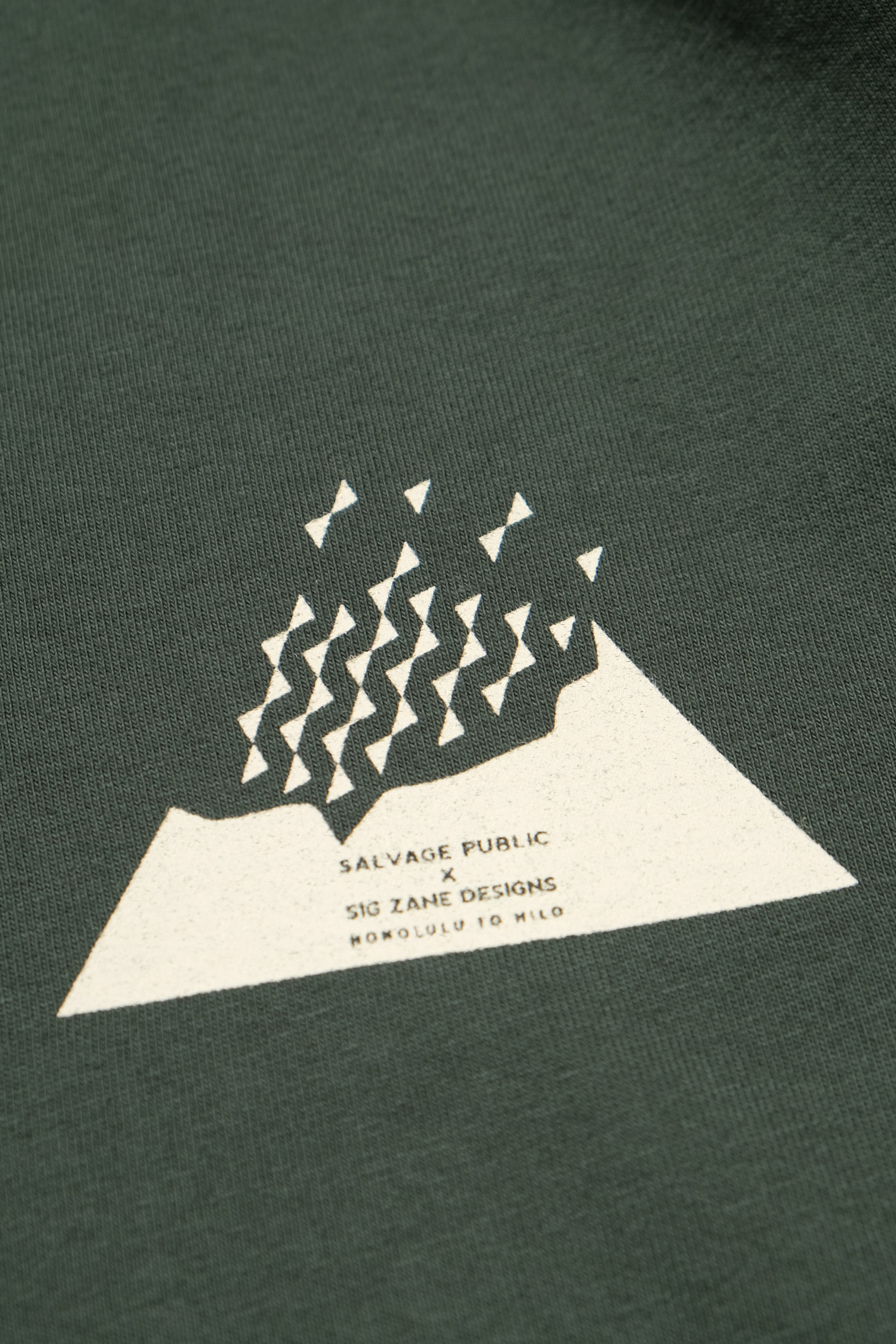 Salvage Public x Sig Zane - Longsleeve T-Shirt - Forest Green