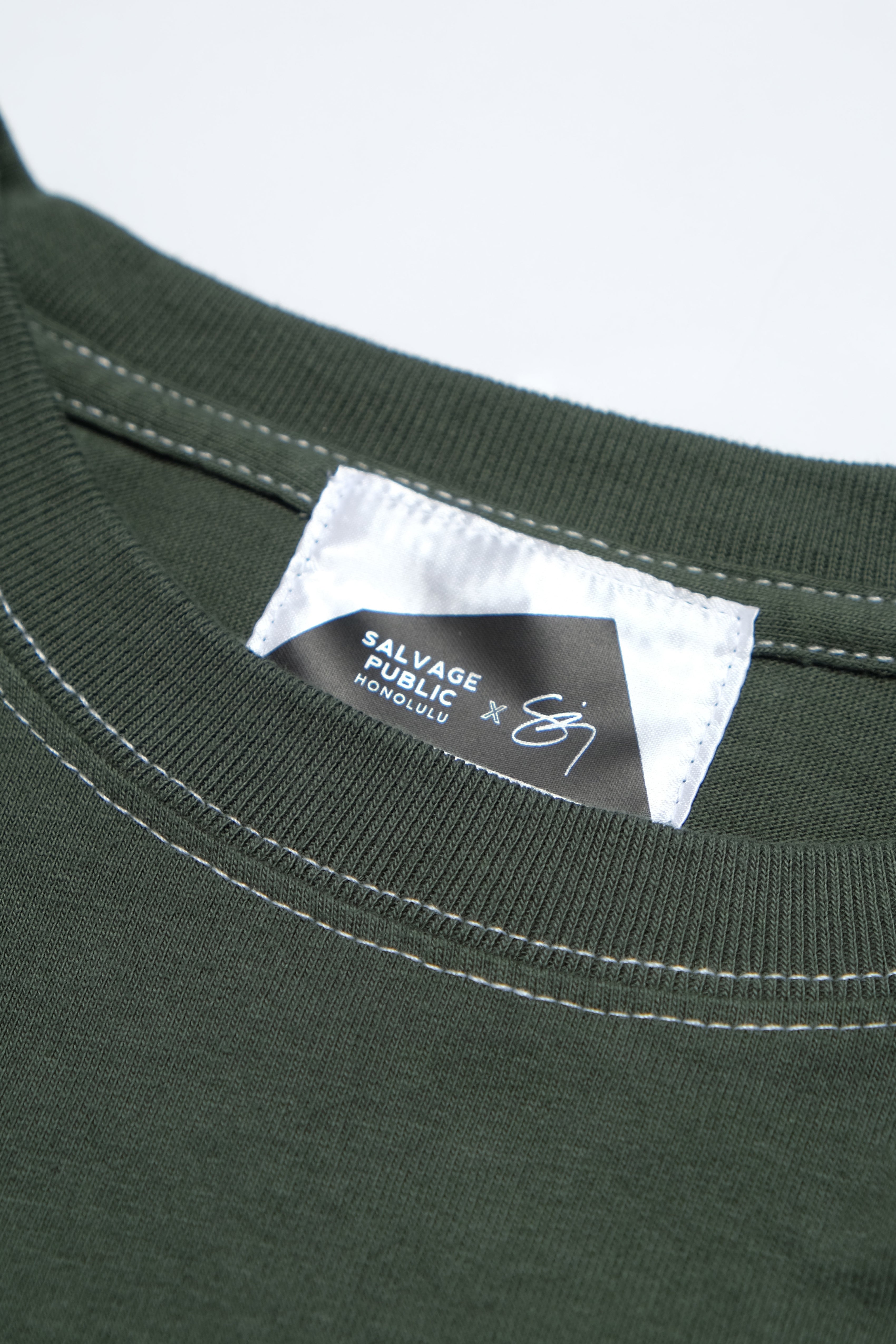Salvage Public x Sig Zane - Longsleeve T-Shirt - Forest Green