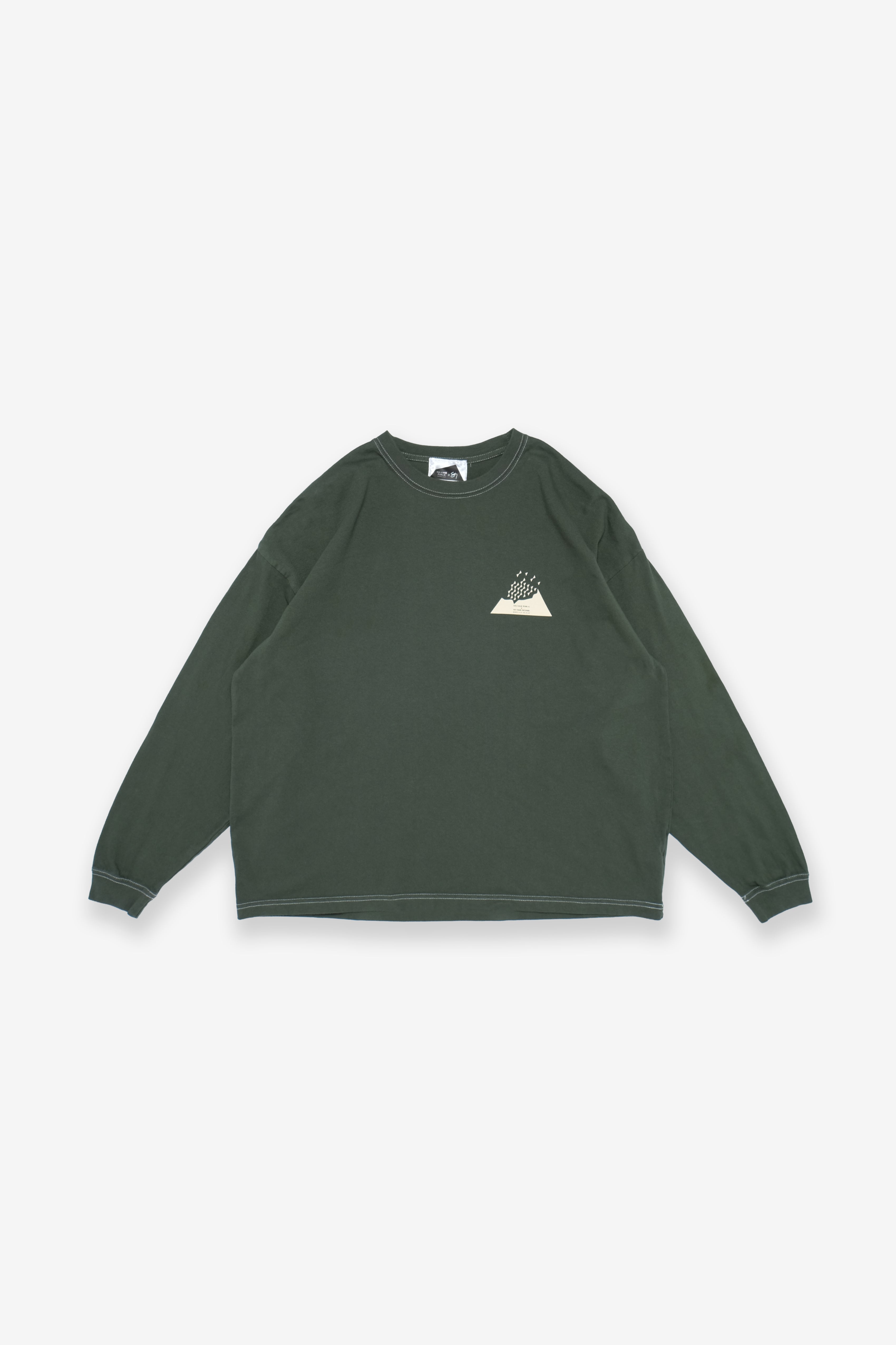 サルセーションウエア/ Long Shirt Salvage Public x Sig Zane - Longsleeve T-Shirt - Forest Green