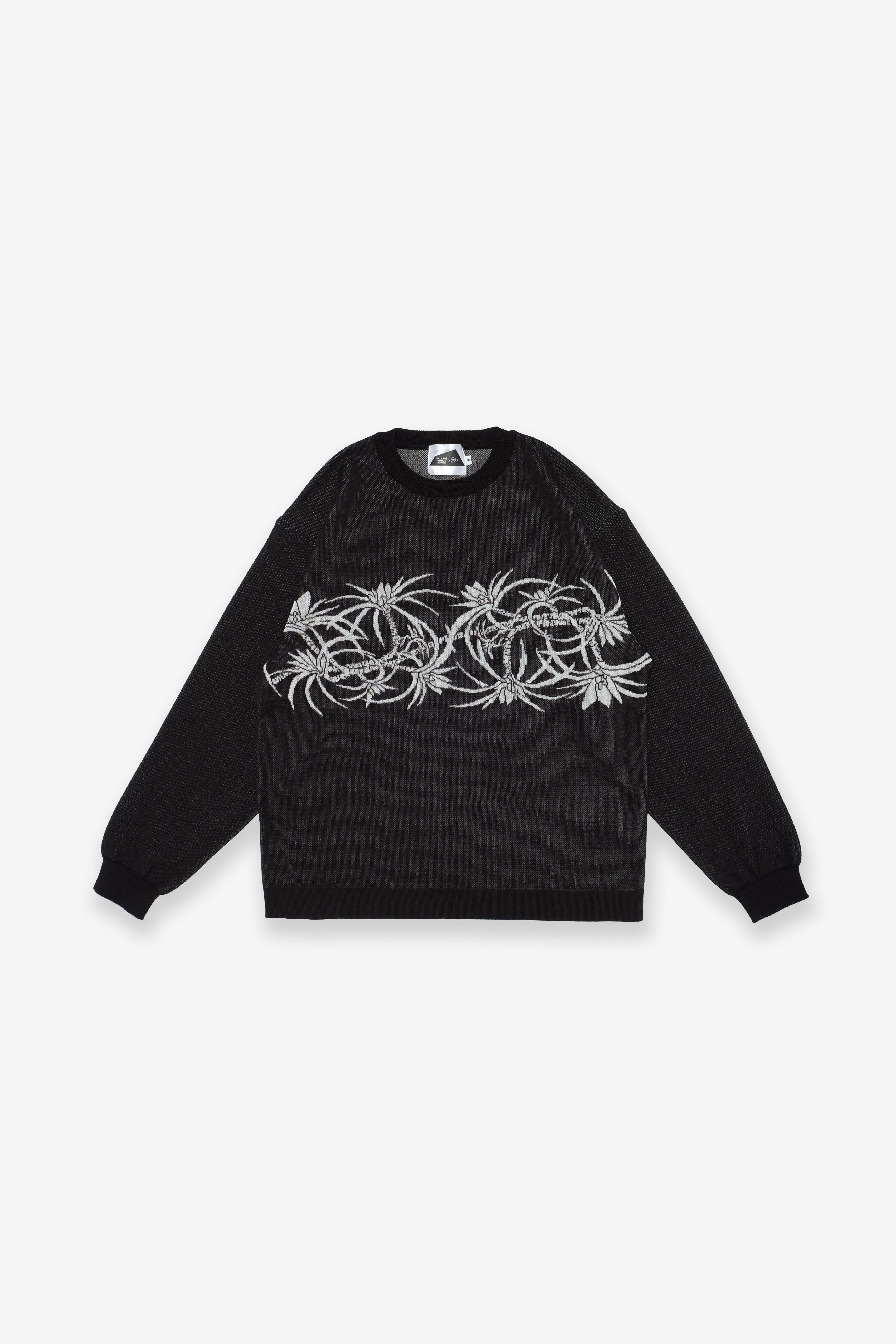 Salvage Public x Sig Zane - Jacquard Crewneck - Black