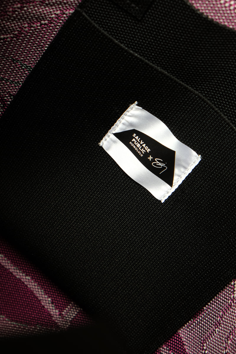 Salvage Public x Sig Zane Designs - Jacquard Knit Market Bag - Black