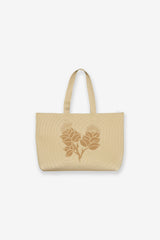 Salvage Public x Sig Zane Designs - Jacquard Weekender Bag - Tan