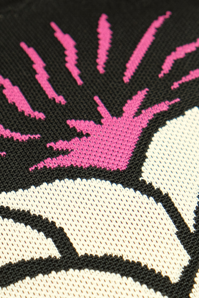 Salvage Public x Sig Zane Designs - Jacquard Knit Market Bag - Black