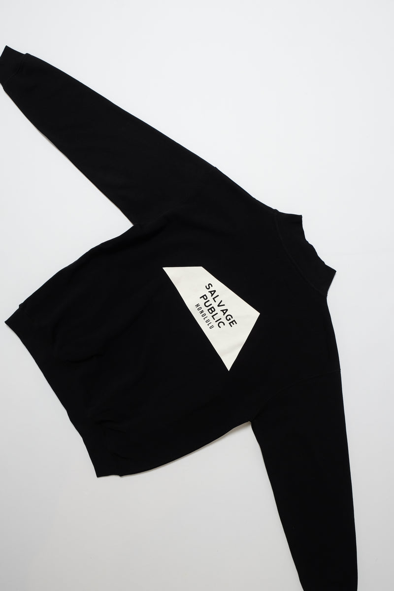 Lanakila Half-Zip Sweatshirt - Core Logo - Black