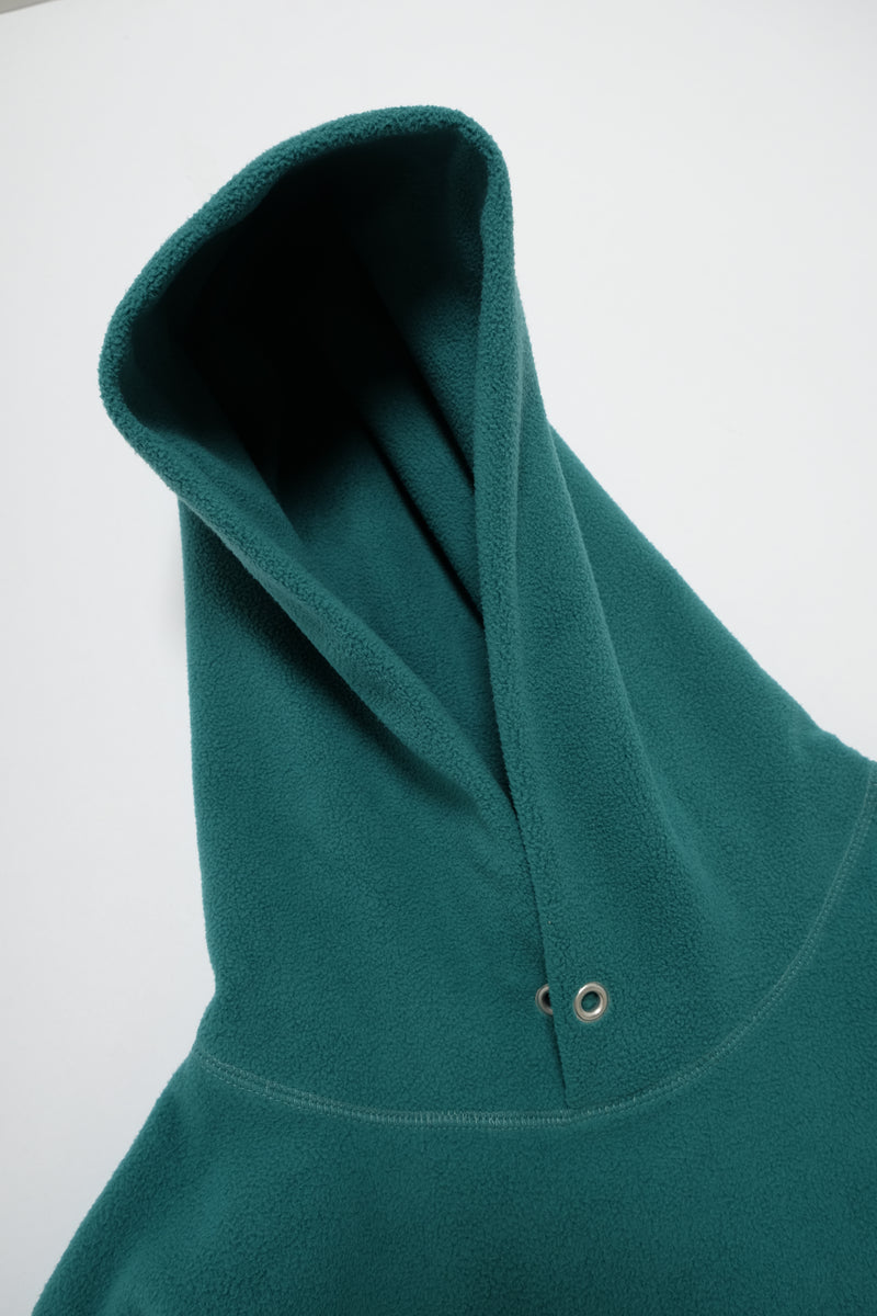 Wela Fleece Hoodie - Leahi Logo - Emerald