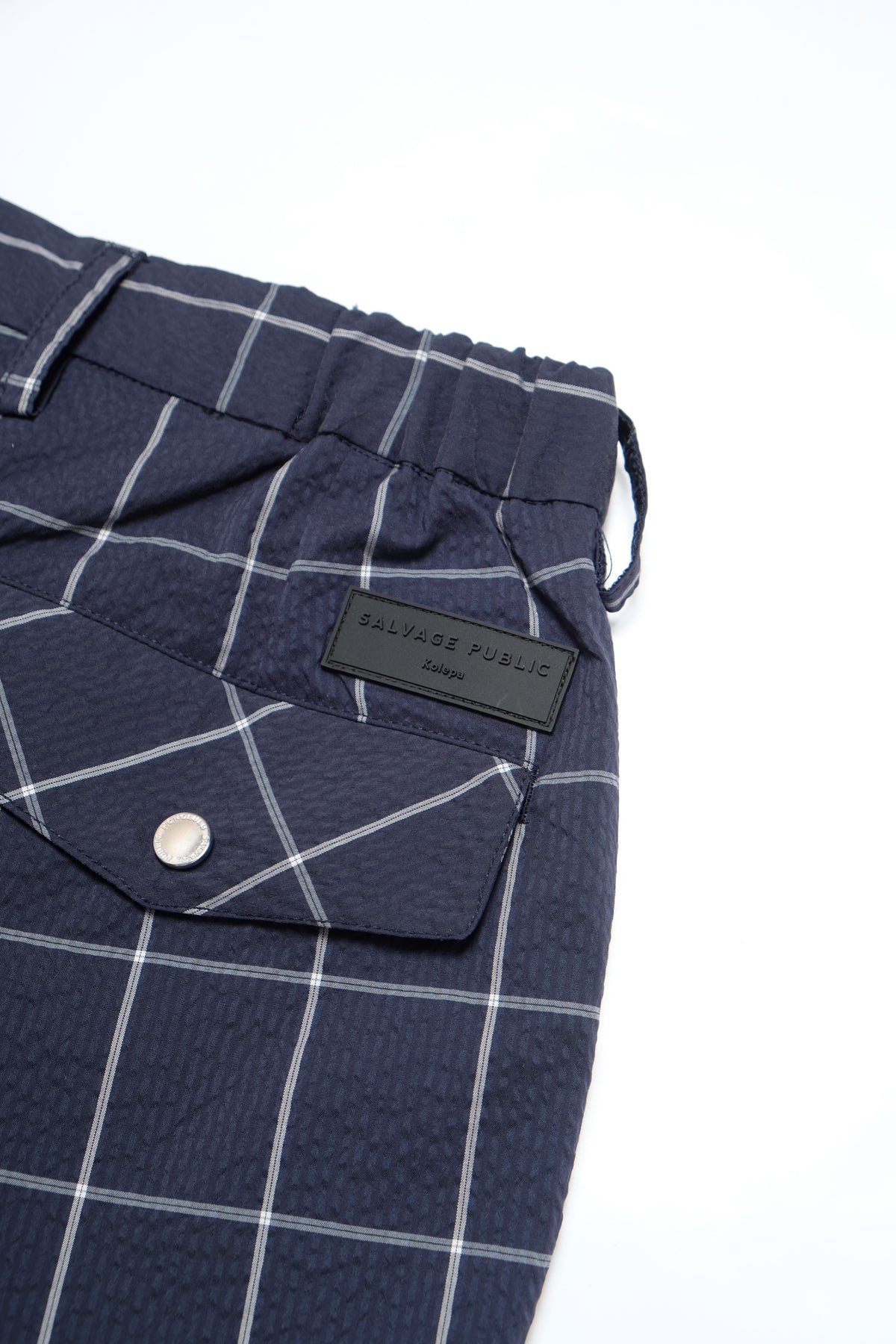 Shorts - Kahala Seersucker Shorts - Navy Check
