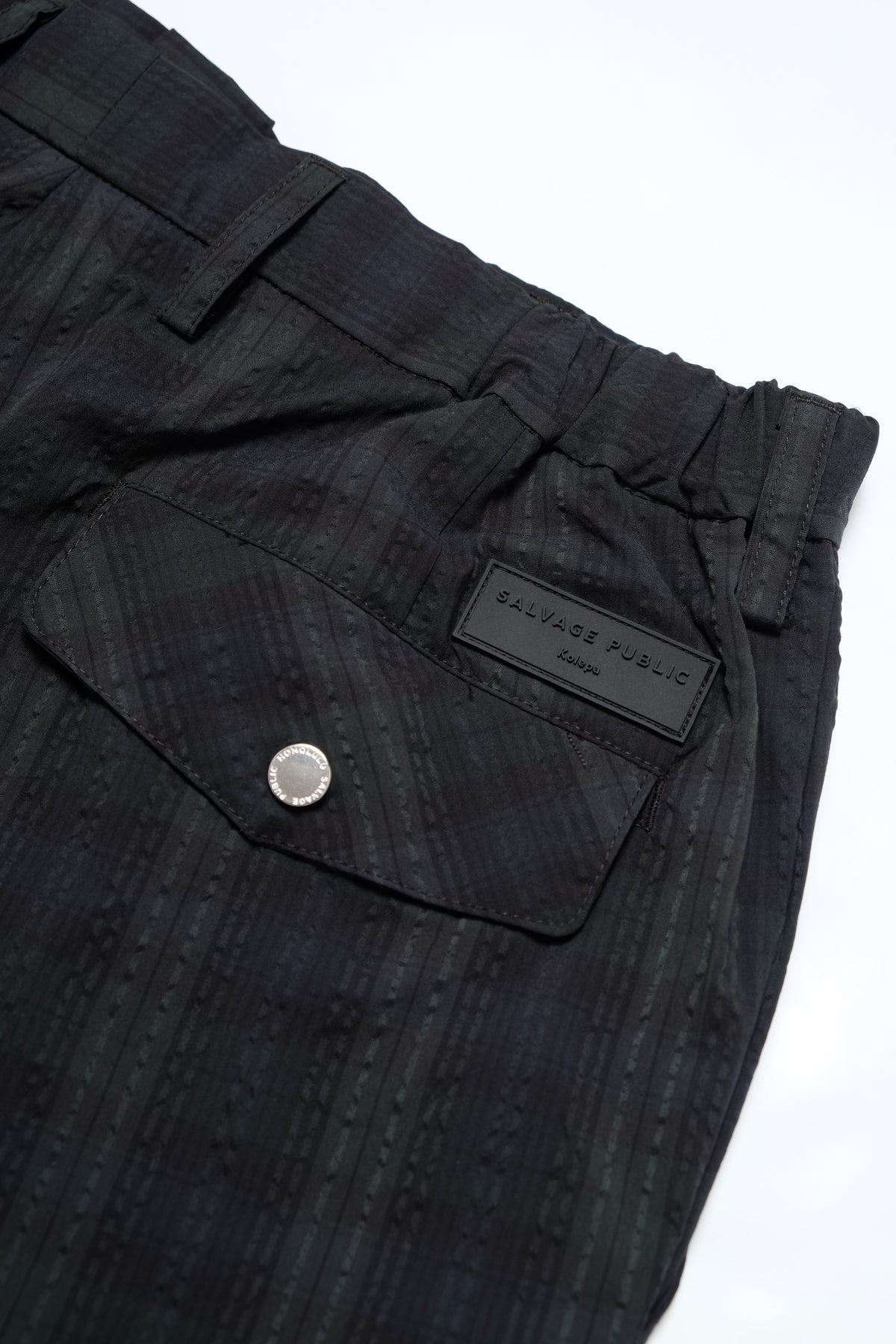 Shorts - Kahala Seersucker Shorts - Black Watch