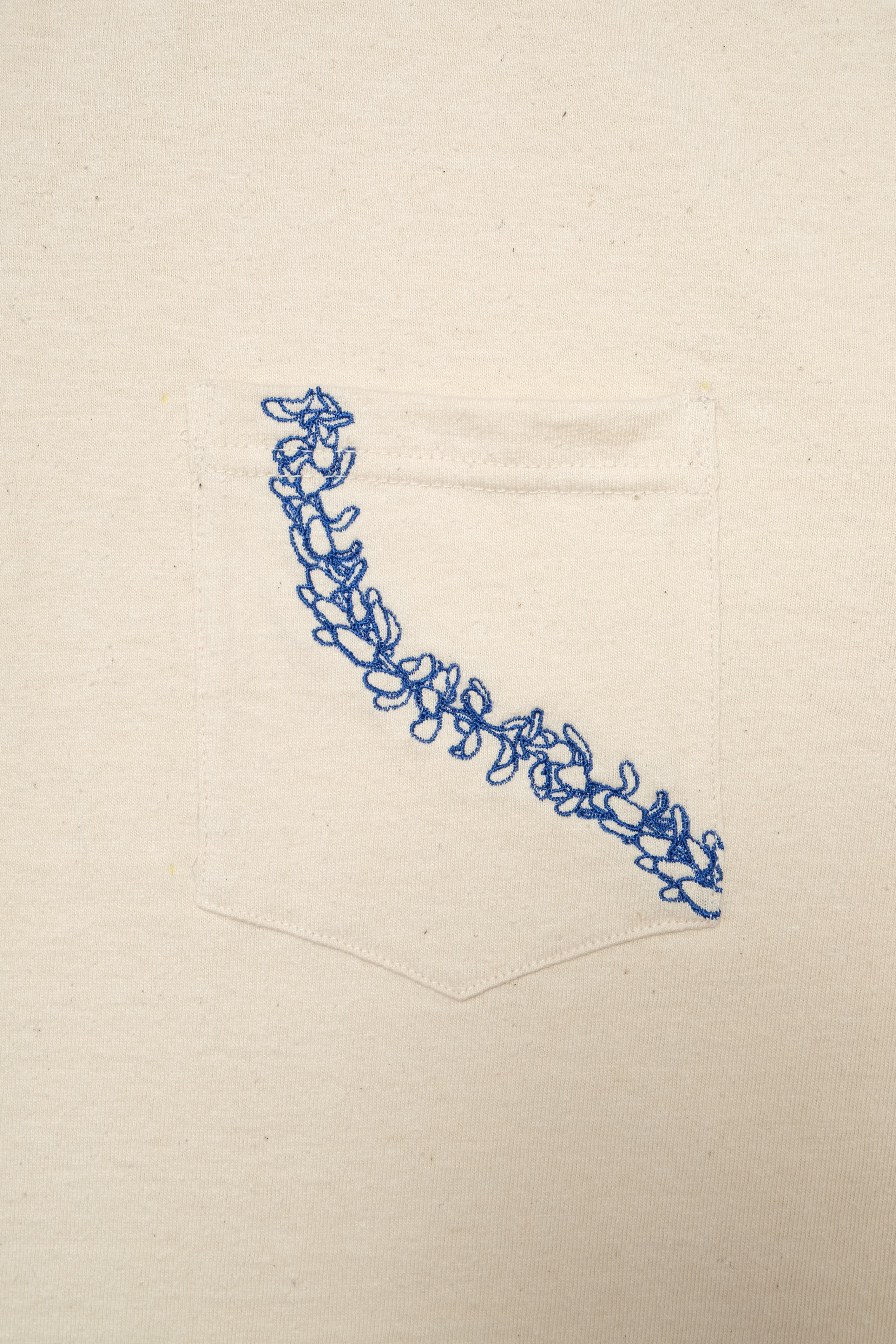 Silk Noil Ringer T-Shirt - Natural