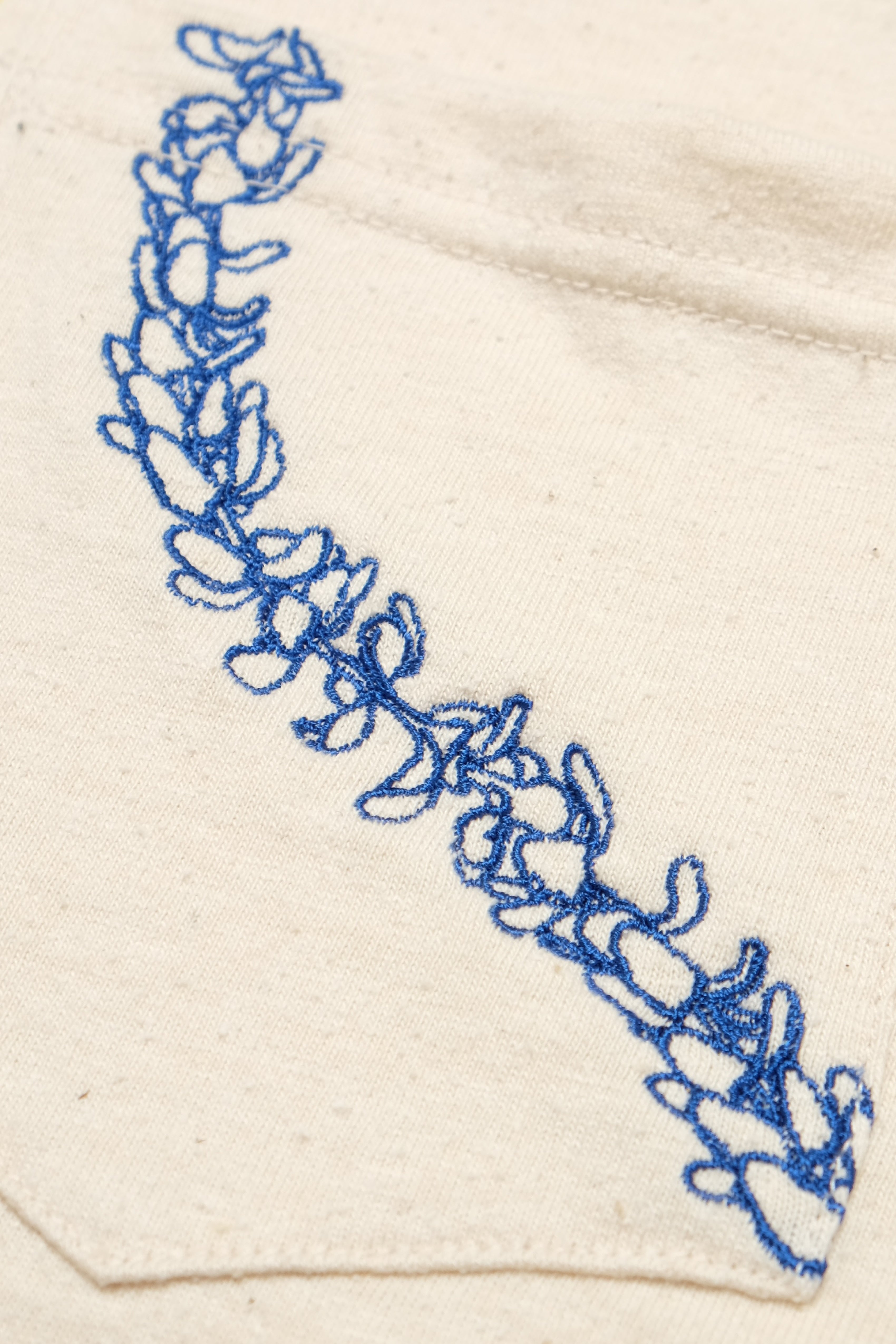 Silk Noil Ringer T-Shirt - Natural