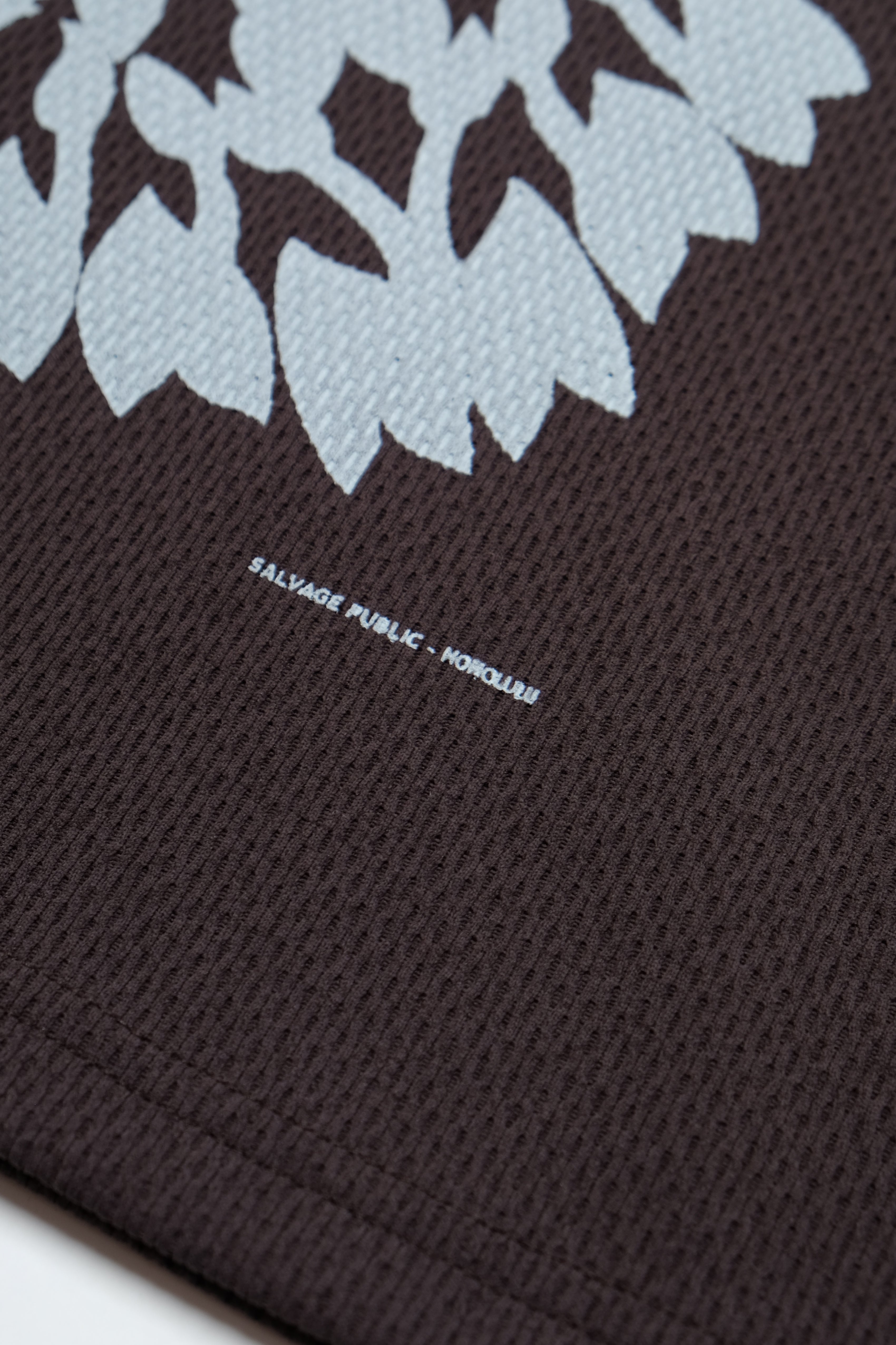 Honeycomb UPF Sleeveless - Double Quilt - Charcoal Brown