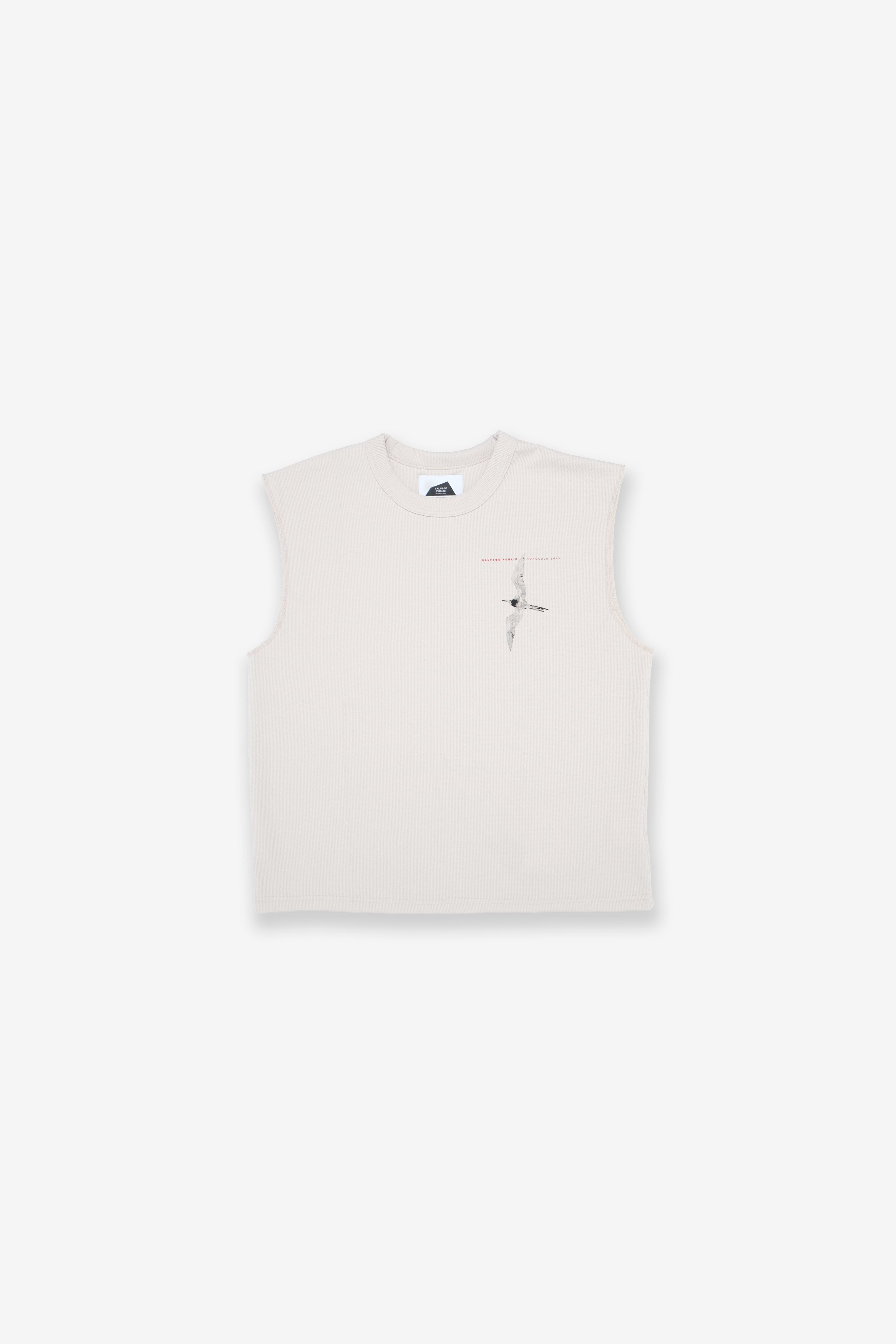 Honeycomb UPF Sleeveless - ʻIwa Bird - Sand