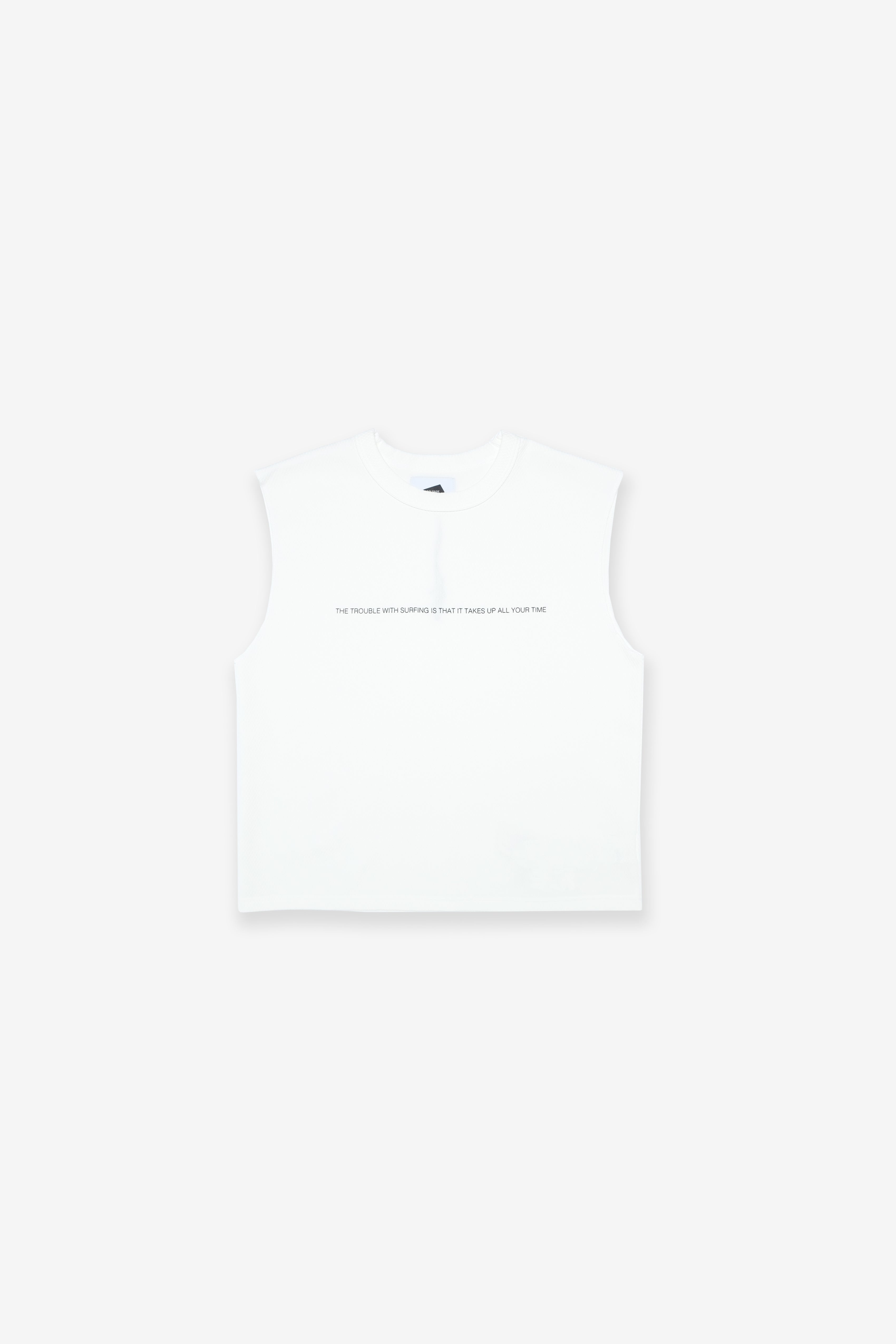 Honeycomb UPF Sleeveless - Surfing - White