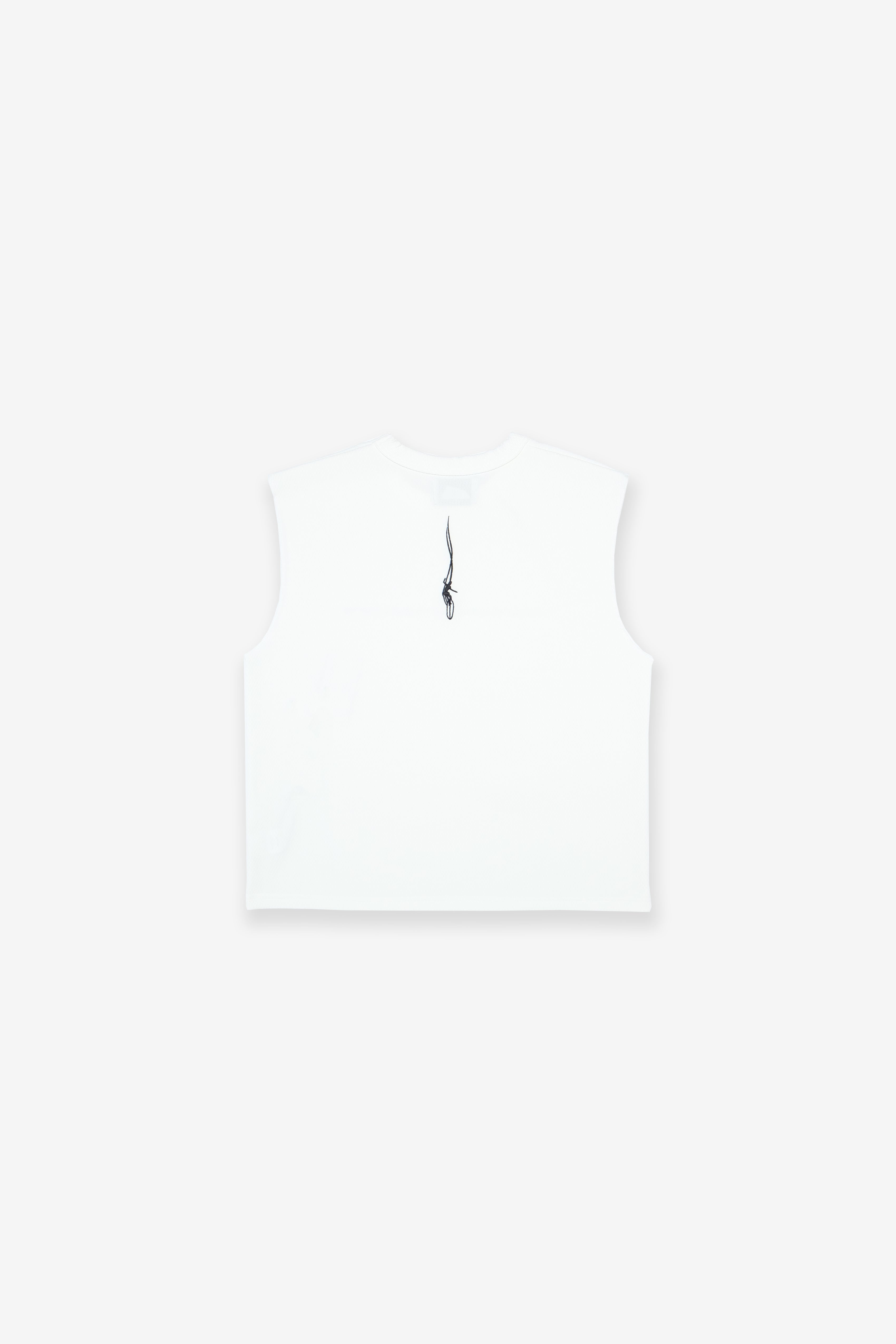Honeycomb UPF Sleeveless - Surfing - White