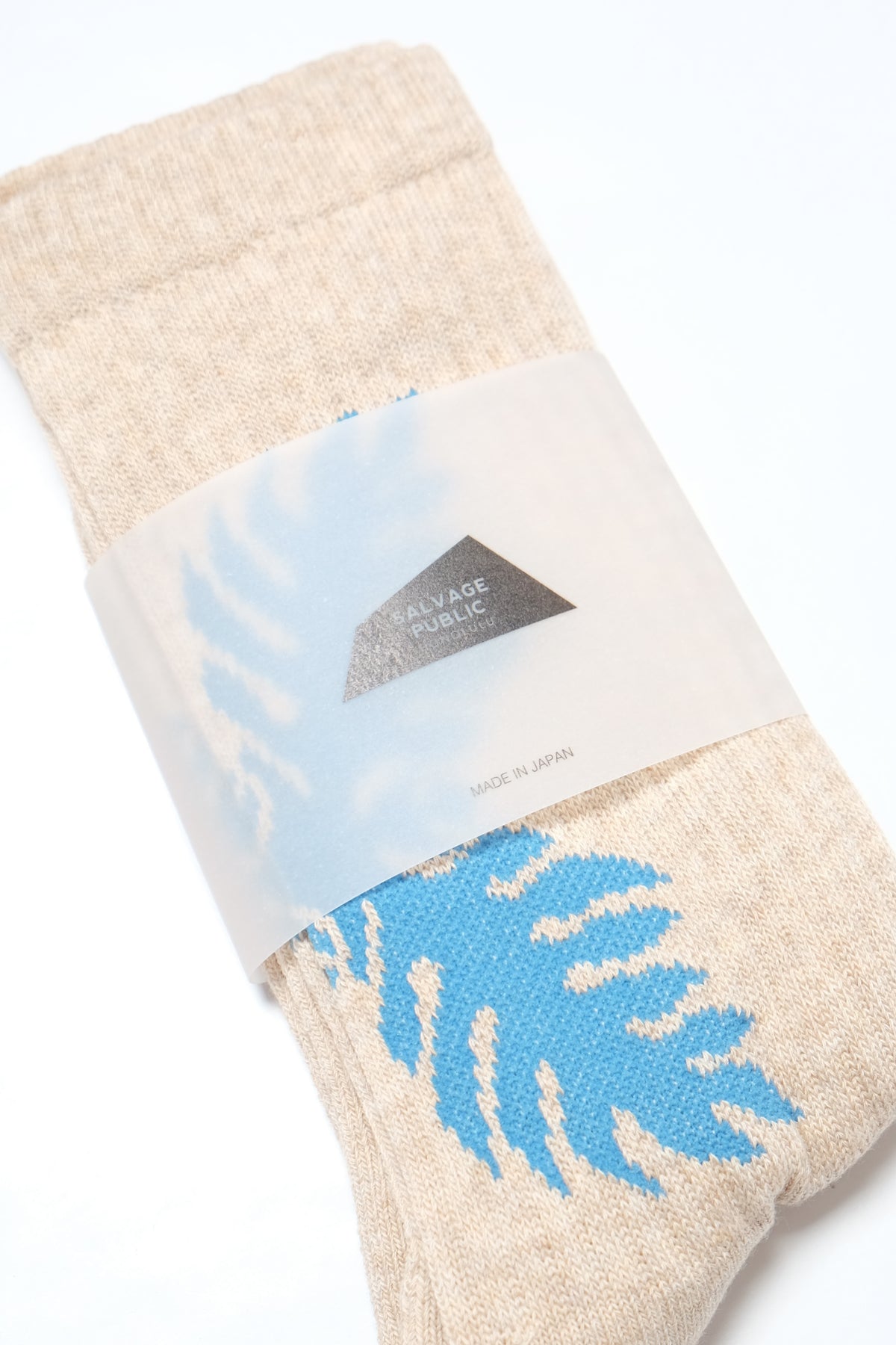 Socks - Lauaʻe - Natural/Blue