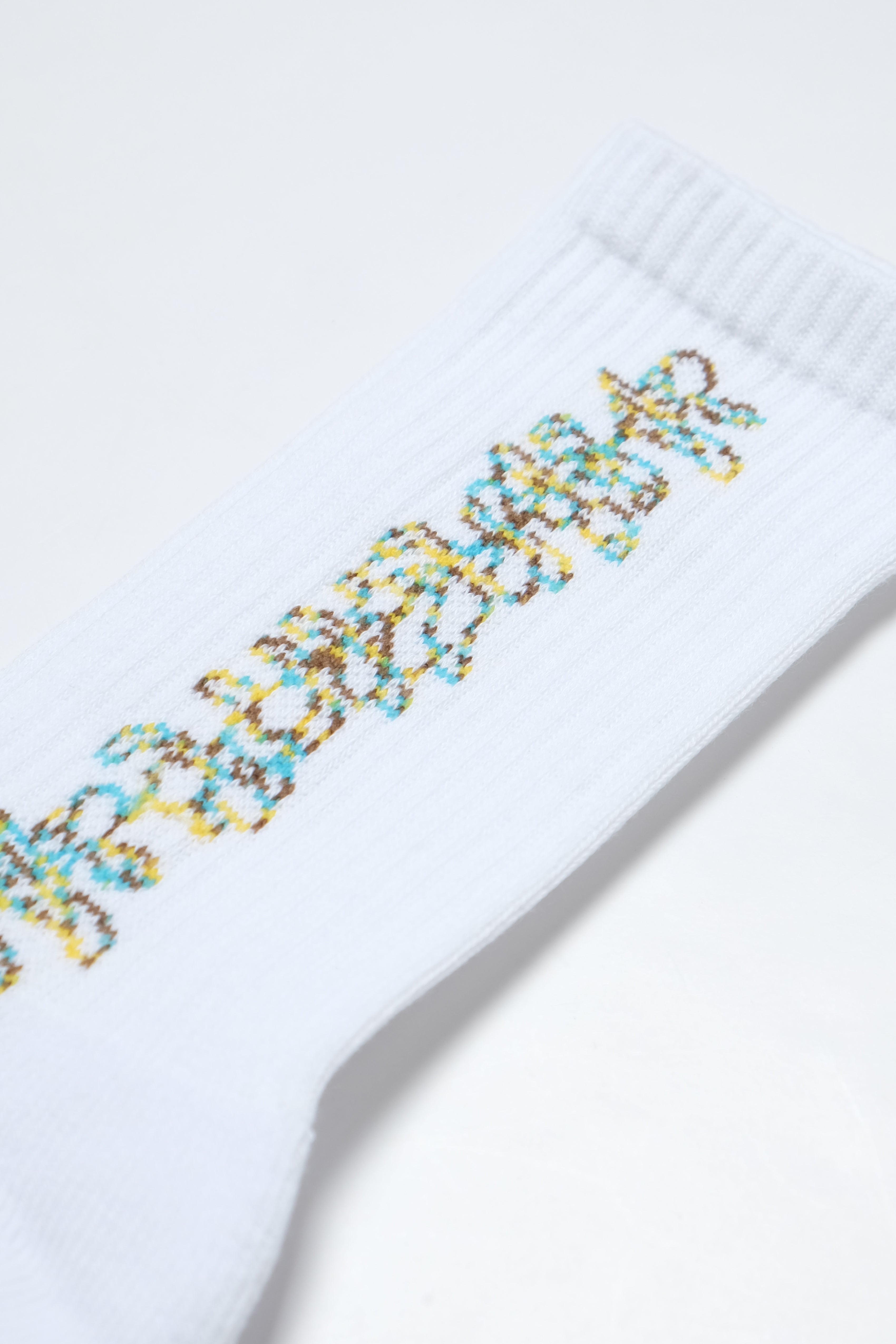 Socks - Lei - White/Multi-Color