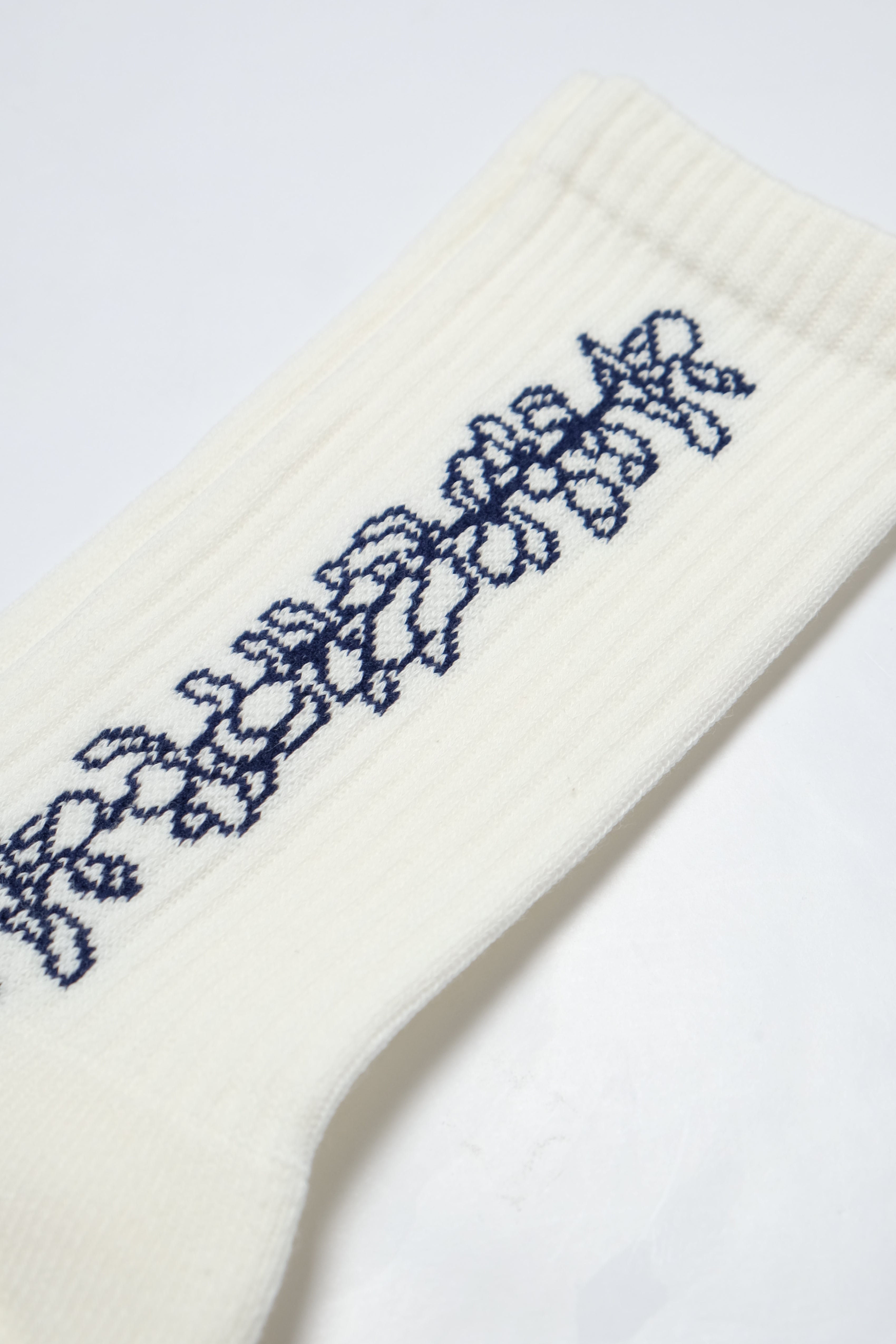 Socks - Lei - OffWhite/Navy
